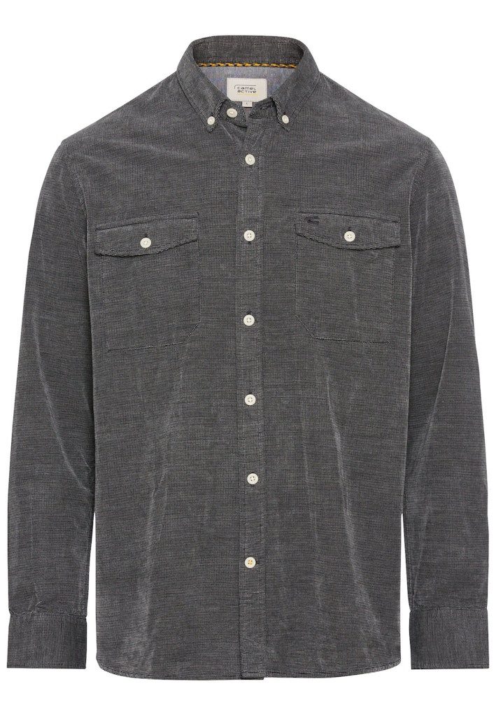 camel active Flanellhemd Longsleeve Shirt ASPHALT günstig online kaufen