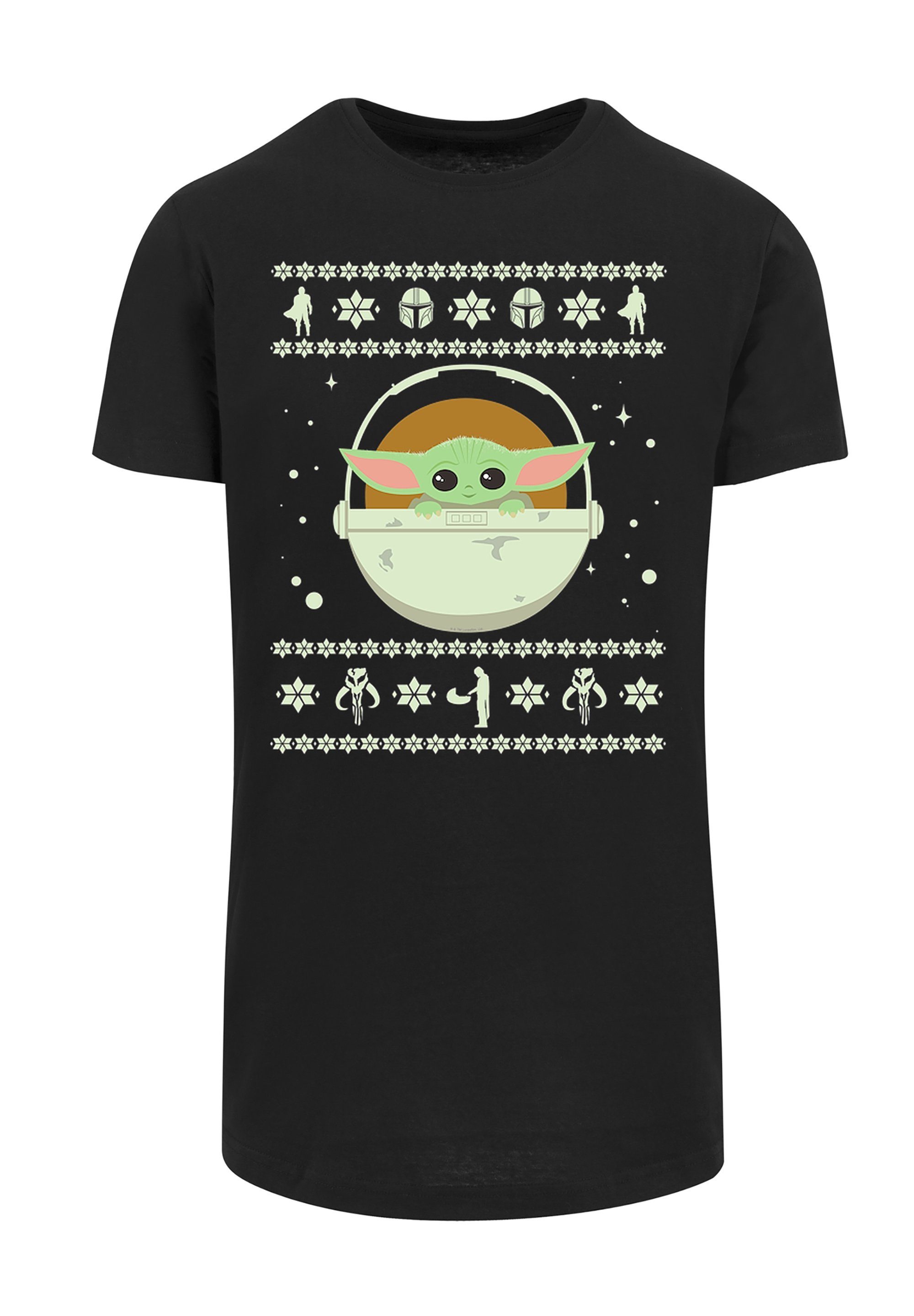 Mandalorian Yoda Baby F4NT4STIC The T-Shirt Star Print Wars