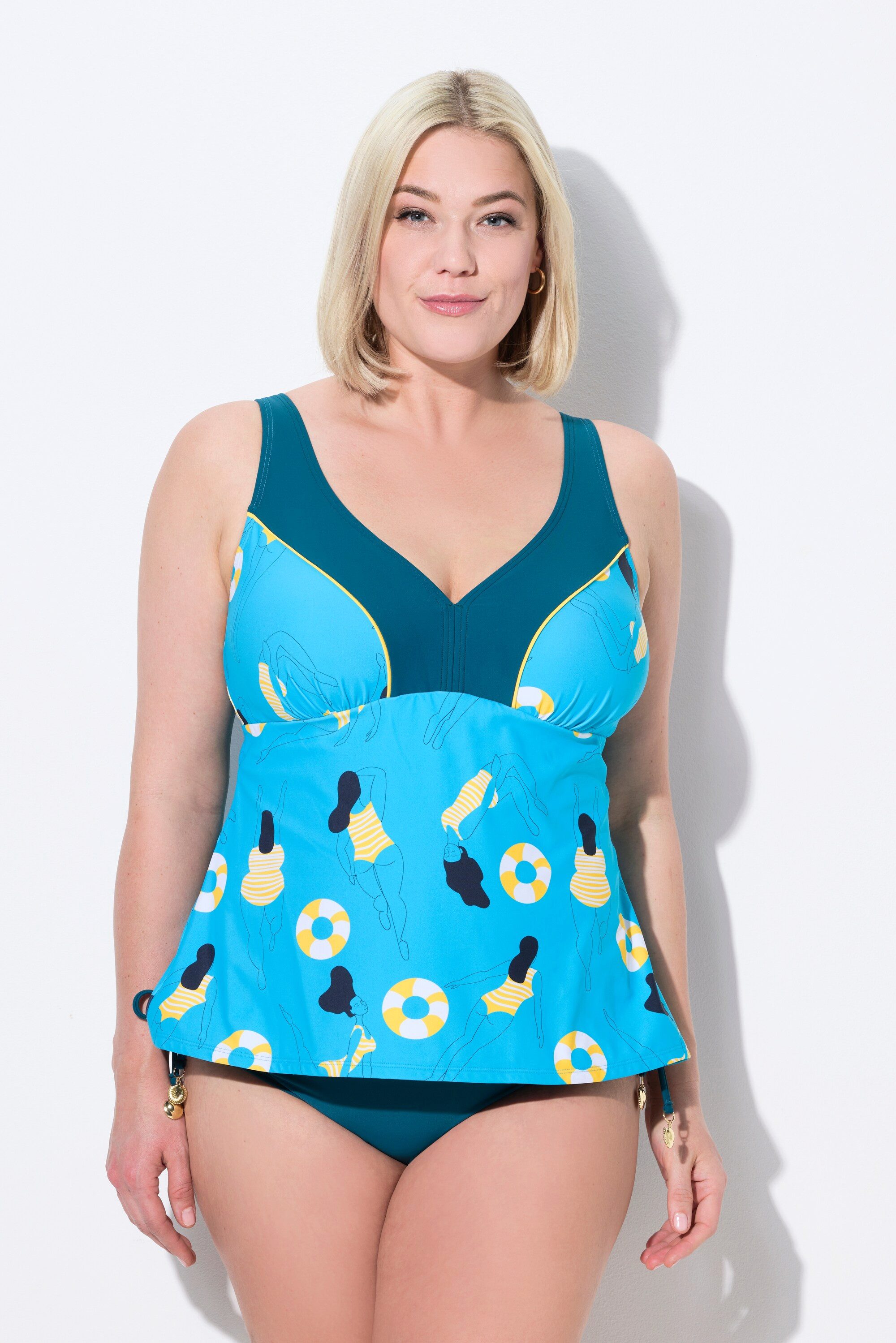 Bügel-BH Tankini Schwimmerin Softcups Träger verstellbar
