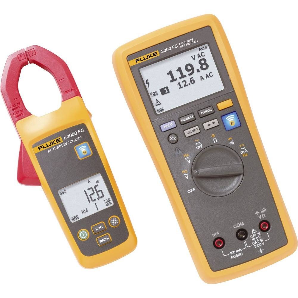 FC Datenlogger Multimeter Connect™, Fluke Grafik-Display, Wireless-Messgeräte-Kit FLK-A3000