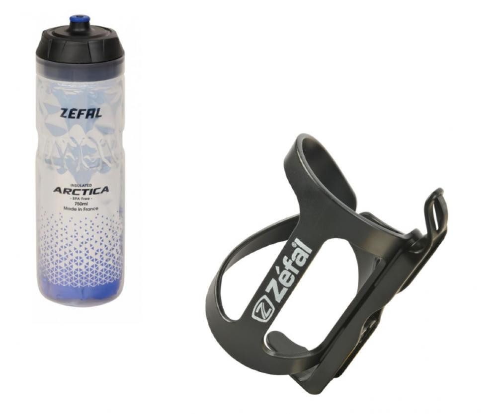 Zefal Trinkflasche Zefal 1x Trinfklaschenhalter WIIZ schwarz inkl 1x Zefal Trinkflasche A
