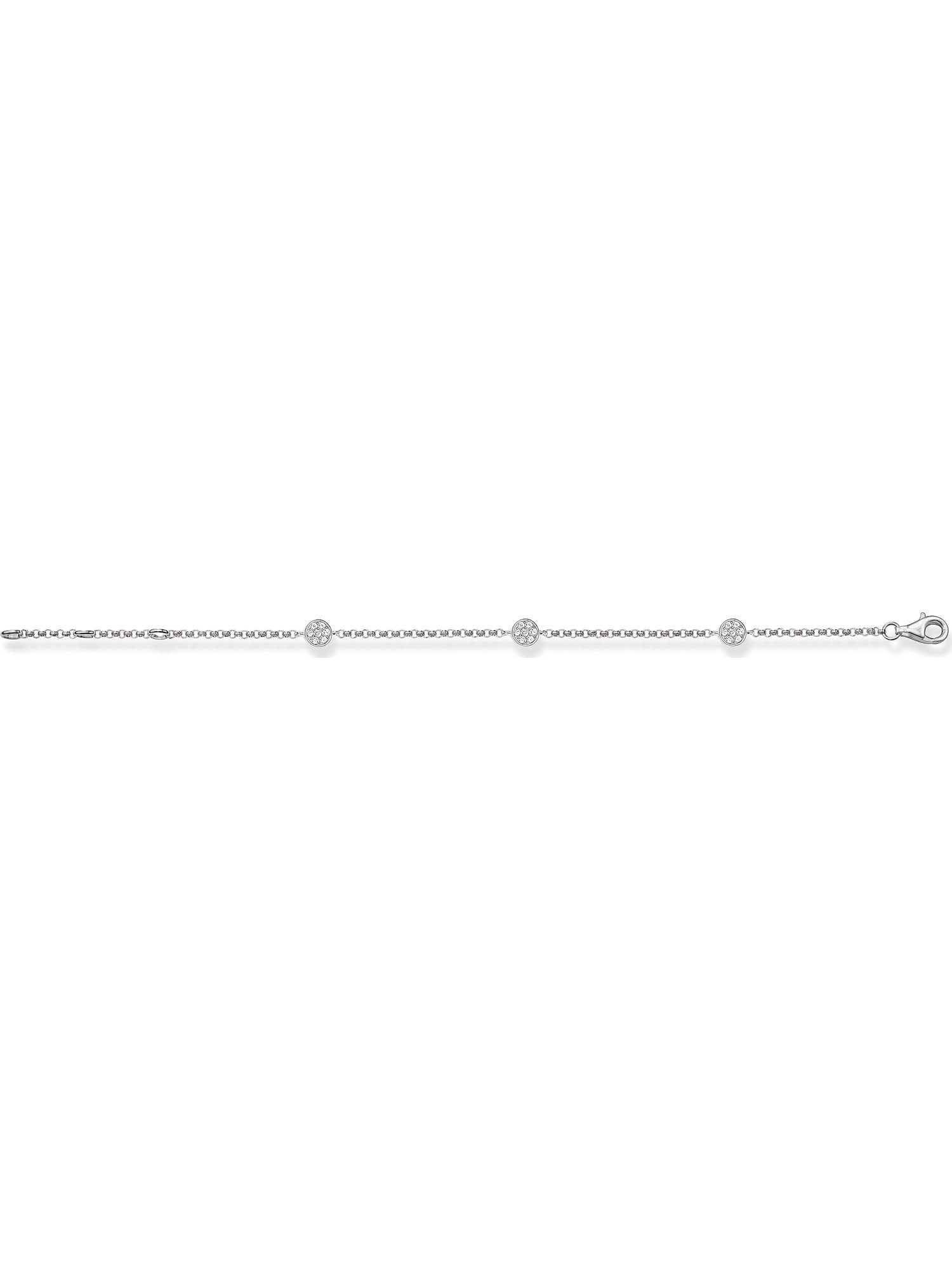 Silberarmband Thomas Sabo Damen-Armband 925er Silber Zirkonia