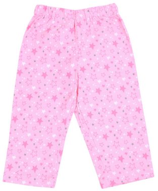 Sarcia.eu Pyjama Weiß-pinkes Pyjama Schlafanzug mit Sternen gemustert 18-24 Monate