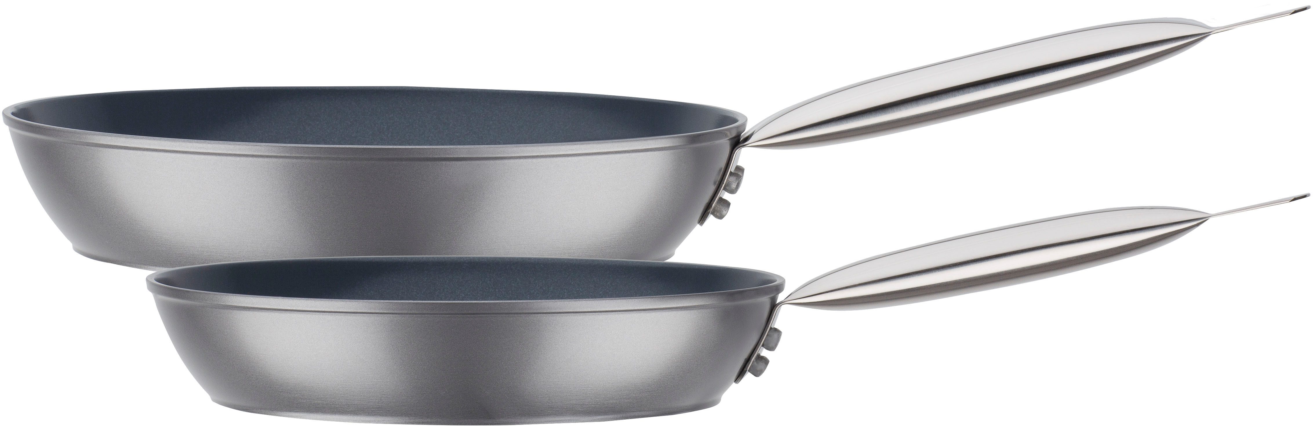 GSW Pfannen-Set Gastro Quick, Aluminium (Set, 2-tlg), Gastro Pfannen-Set aus Aluminium mit Antihaft-Versiegelung