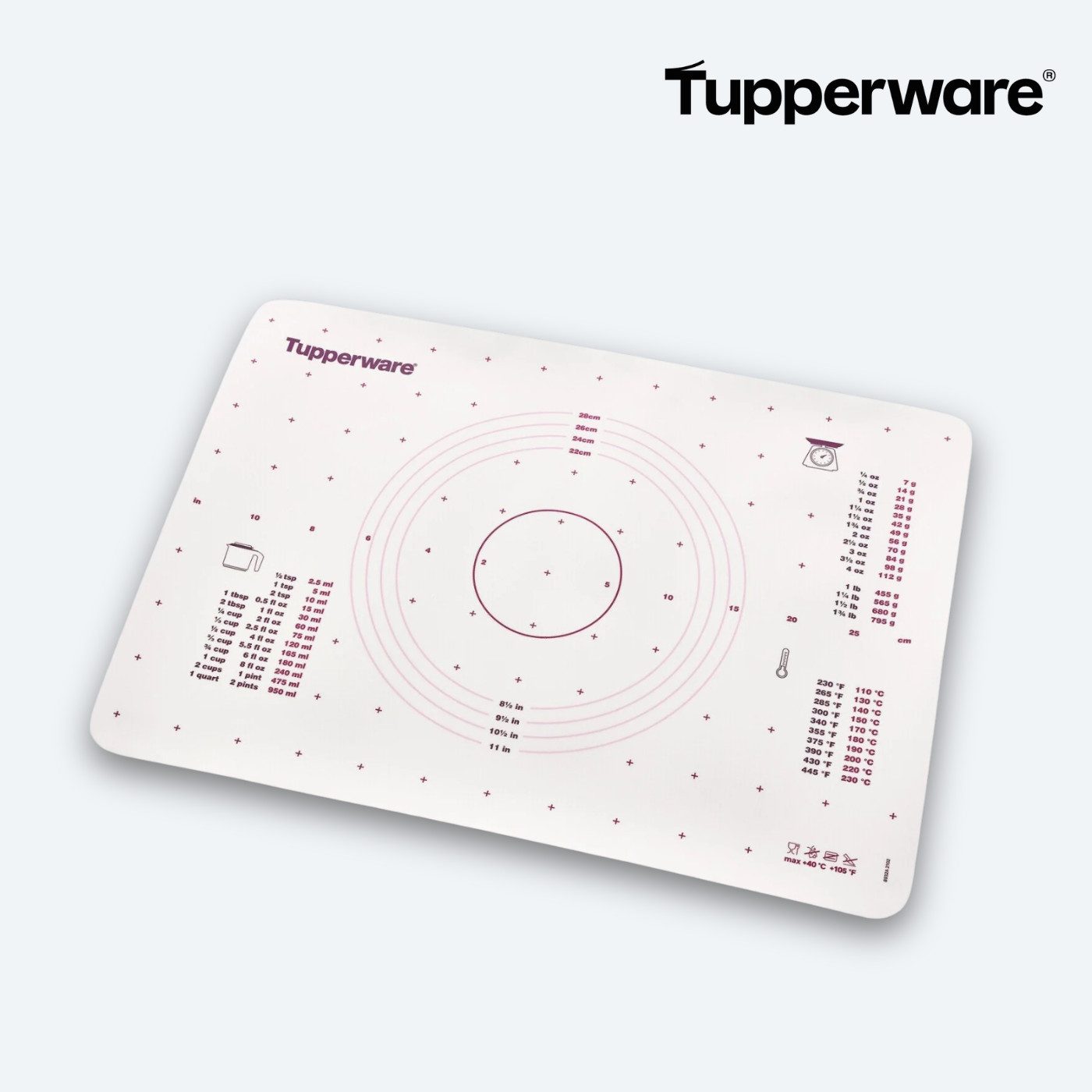 TUPPERWARE Backmatte Teigunterlage