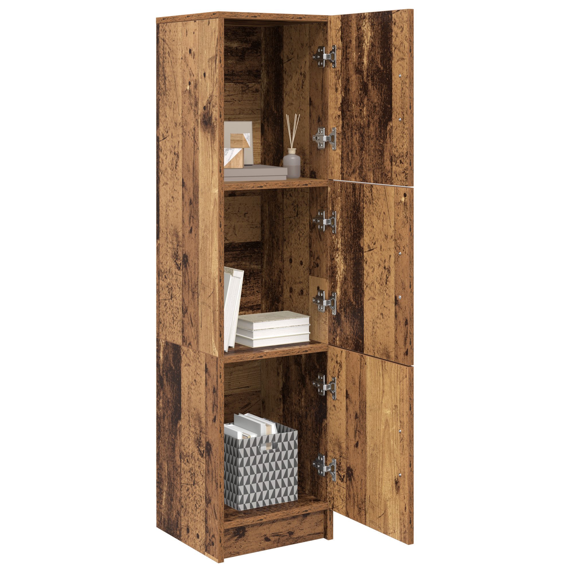 vidaXL Sideboard Braunes Sideboard Altholz Furnier günstig online kaufen