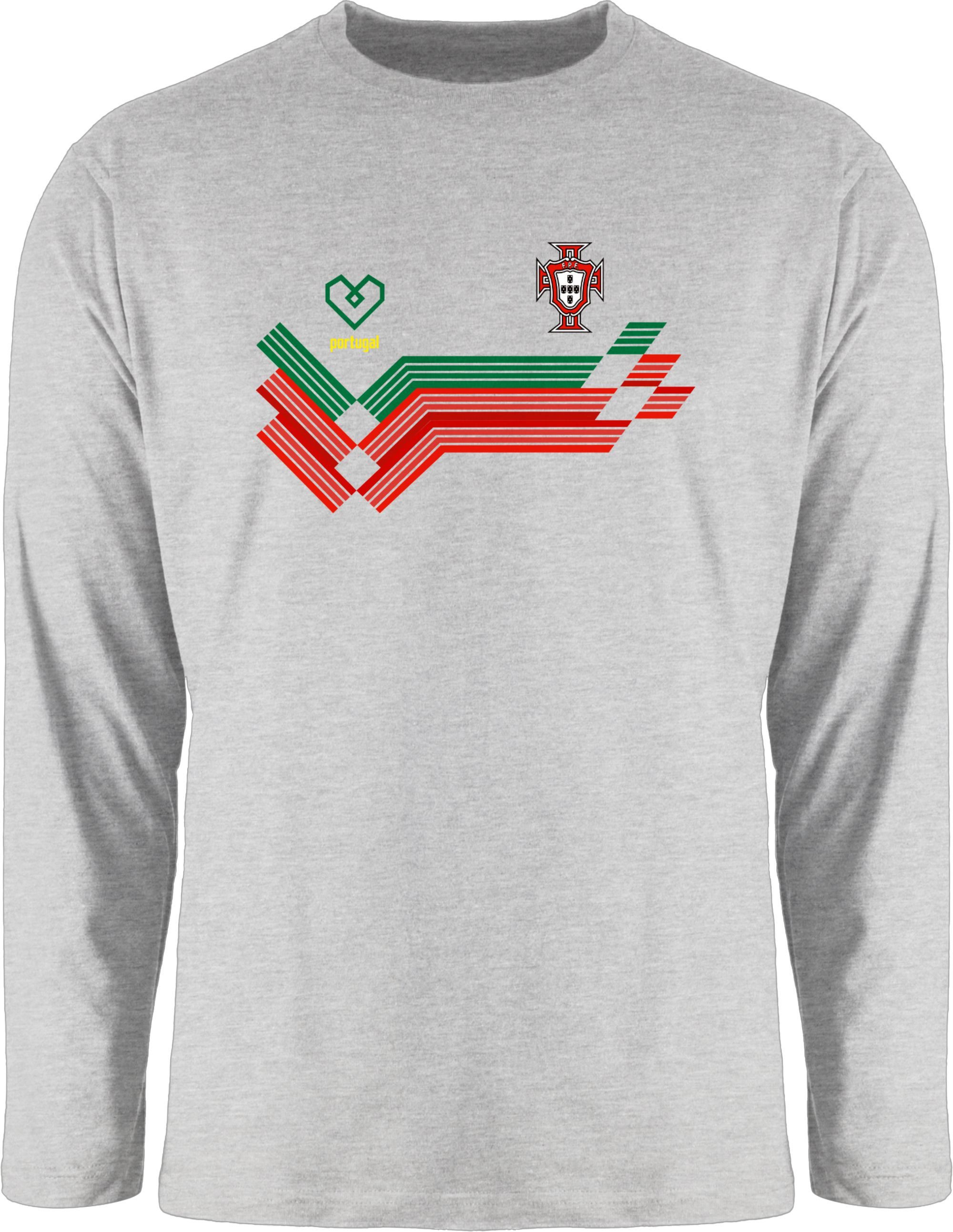 Rundhalsshirt Portugal Fanartikel EM, Portugal Wappen