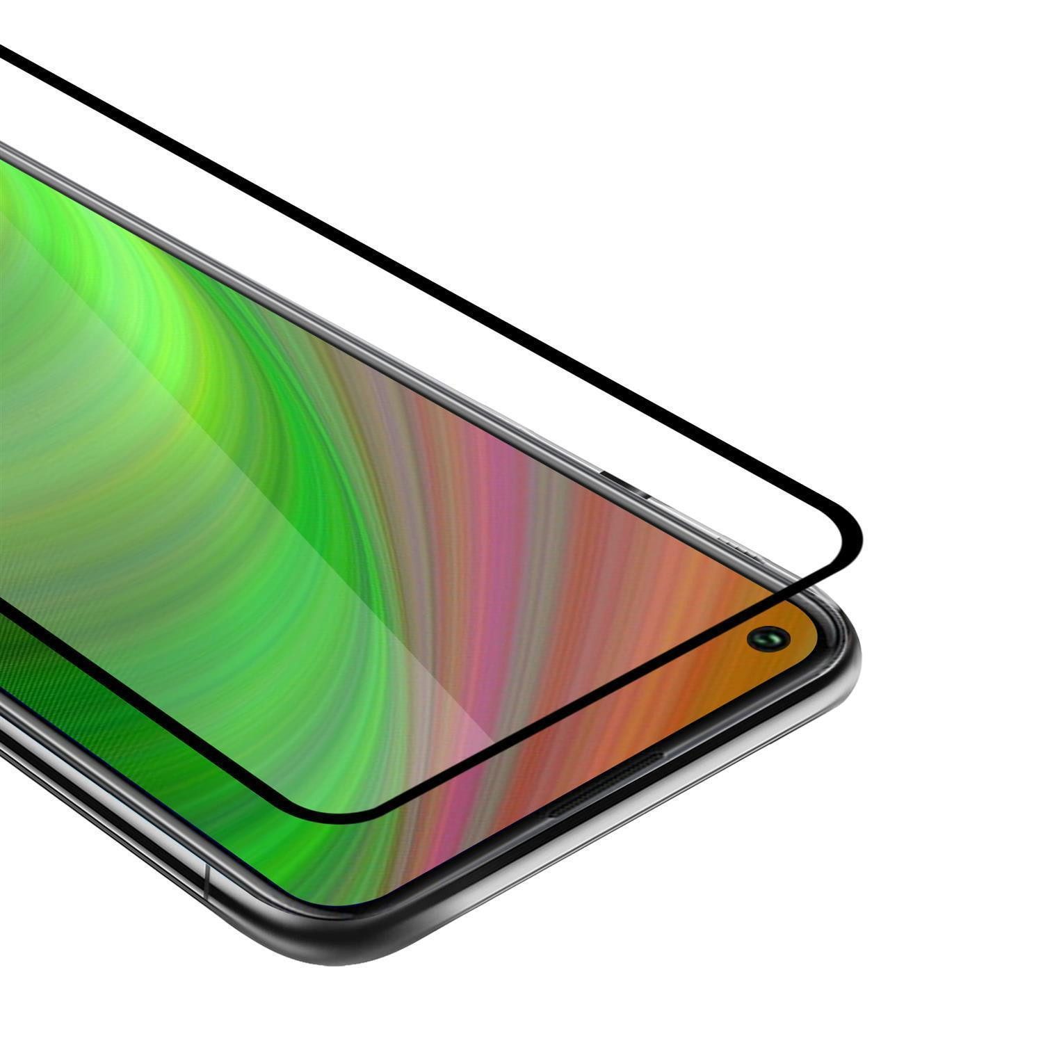 Cadorabo Schutzfolie für Motorola ONE VISION Schutzfolie, (1-St), Vollbild Schutzglas Panzer Folie (Tempered) Display Schutzfolie