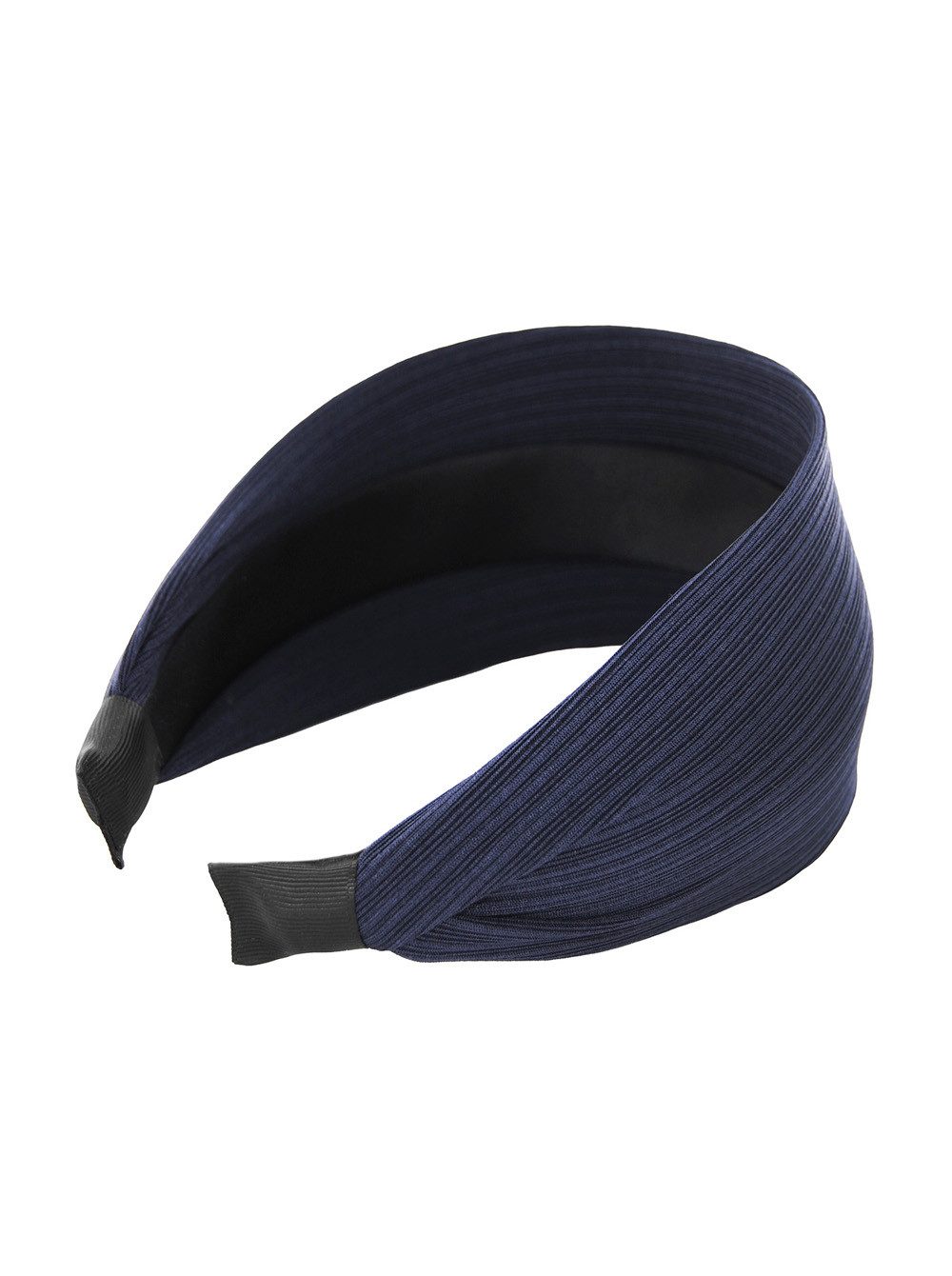 axy Haarreif Breiter Haarreif aus Plissiertem Stoff Wunderschönes Design, Damen Breiter Haarreif Haarband Haarreifen