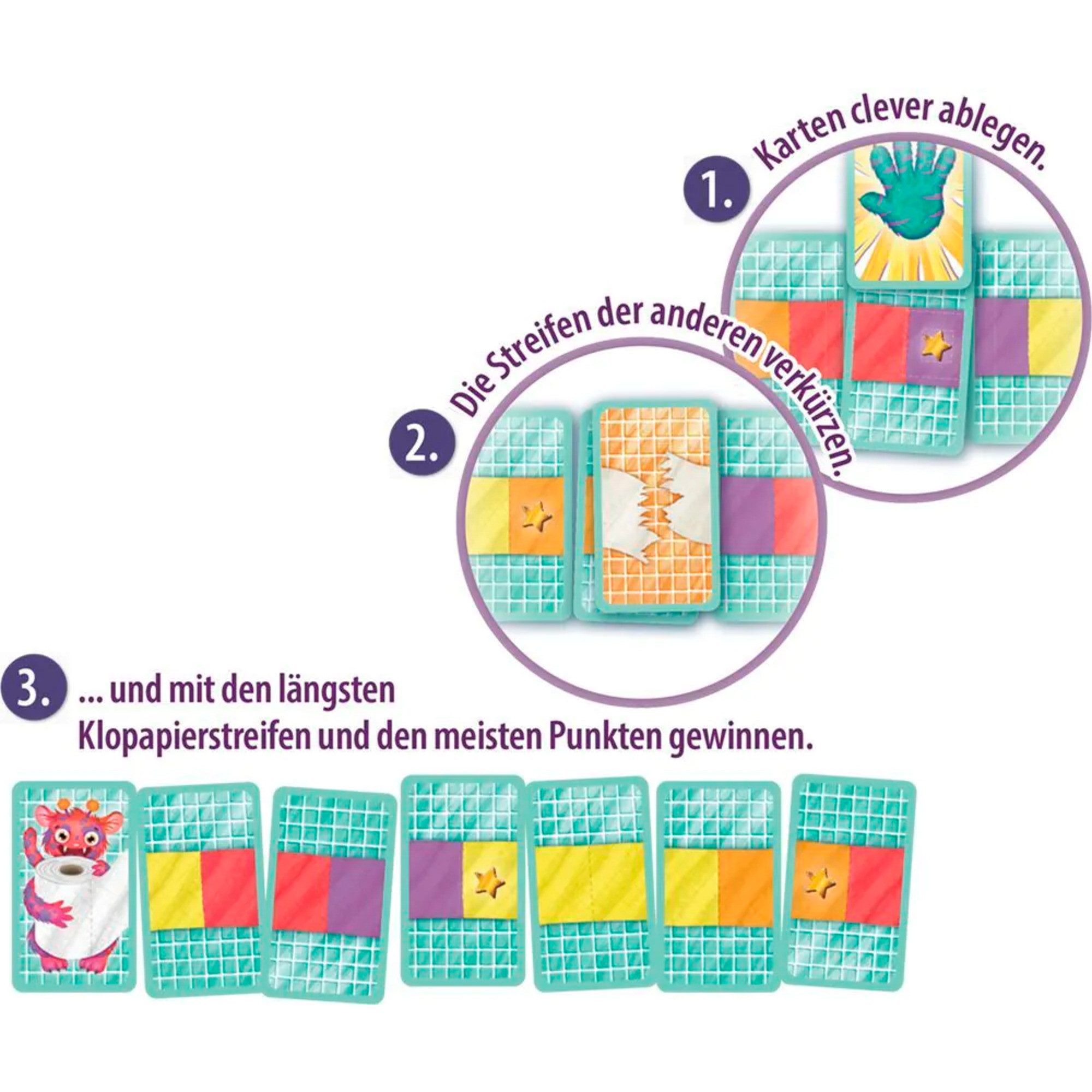 Schmidt Spiele Spiel Schmidt Spiele Monsterrolle, Kartenspiel