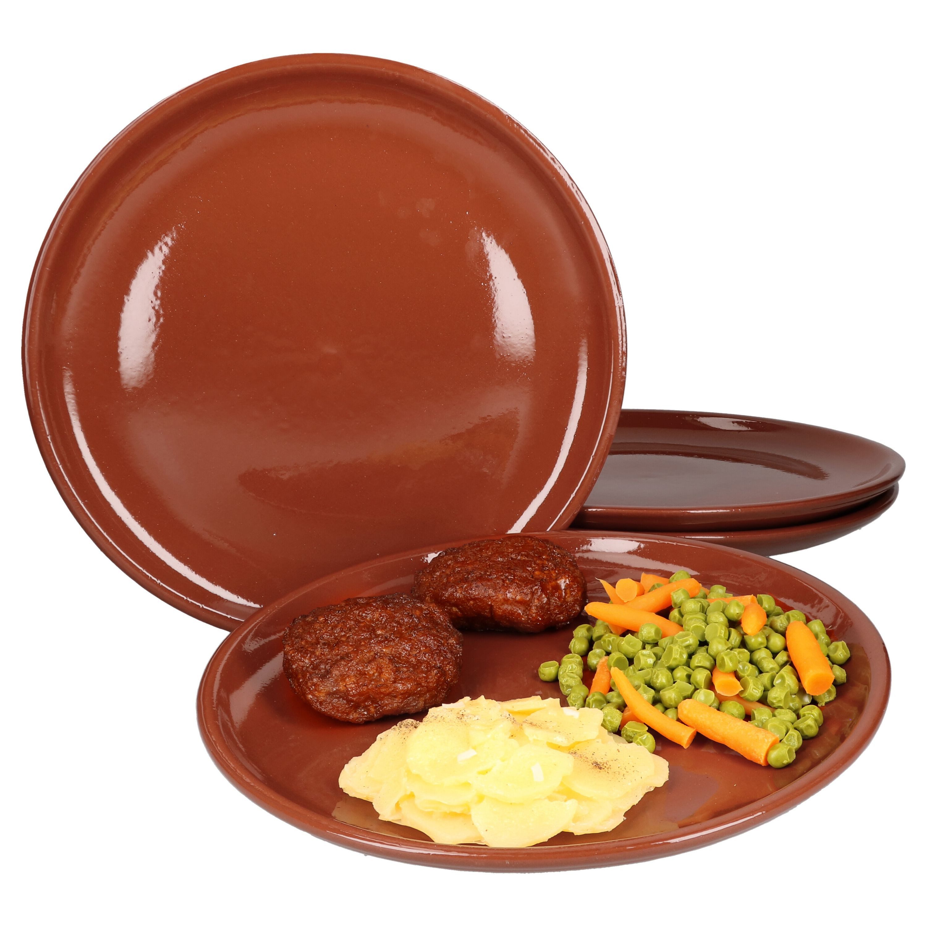 MamboCat Speiseteller 4er Set Tonteller Platte 29cm - 99529