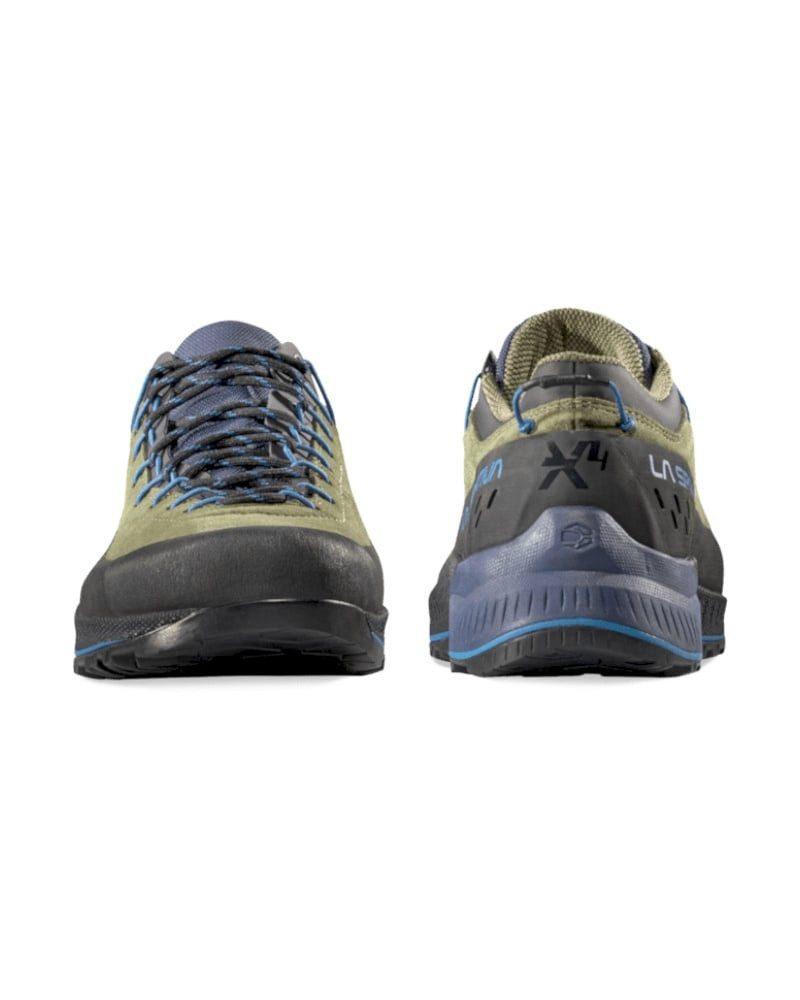 La Sportiva TX 4 Evo (Zustieg, Wildleder) dunkelgrün/skyblau Herren Wanderschuh
