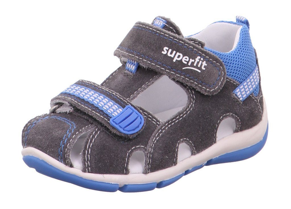 superfit Kinder Lauflernsandale 1-600140-2500 hellgrau Lauflernschuh
