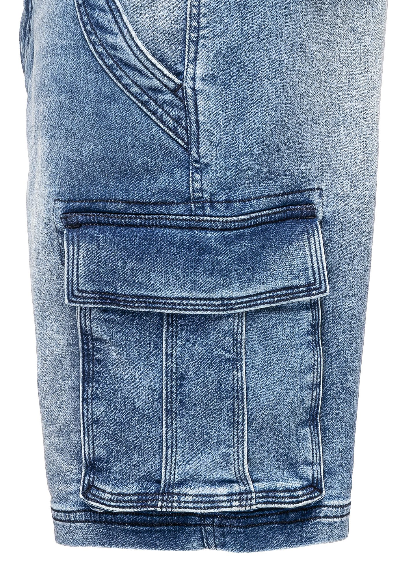 Amaci&Sons Cargoshorts FORT LEE Jeansshorts Herren Bermuda Jeans Short Hose Regular Fit