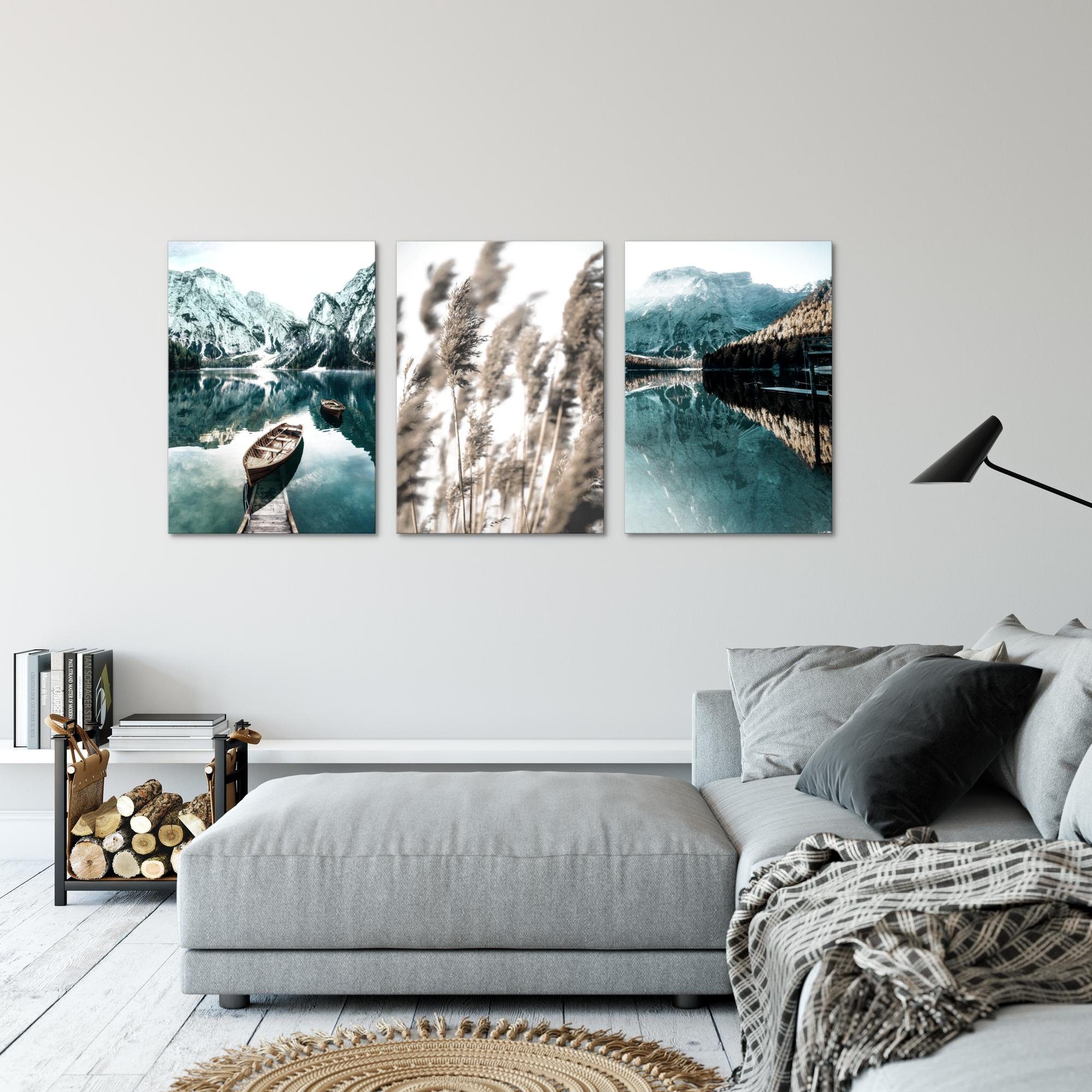 Novart Wandbild 3 Wandbilder Set Natur günstig online kaufen