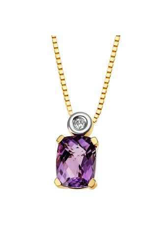 GOLDMAID Ожерелье 333/- Gelbgold 1 Amethyst lil...