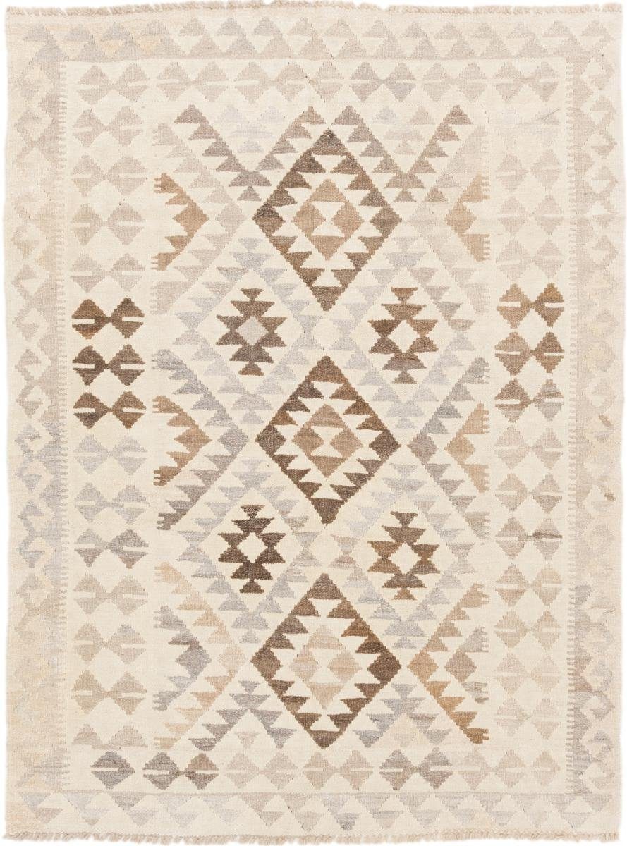 Orientteppich Kelim Afghan Heritage mm Orientteppich, Moderner 129x174 rechteckig, 3 Handgewebter Höhe: Trading, Nain