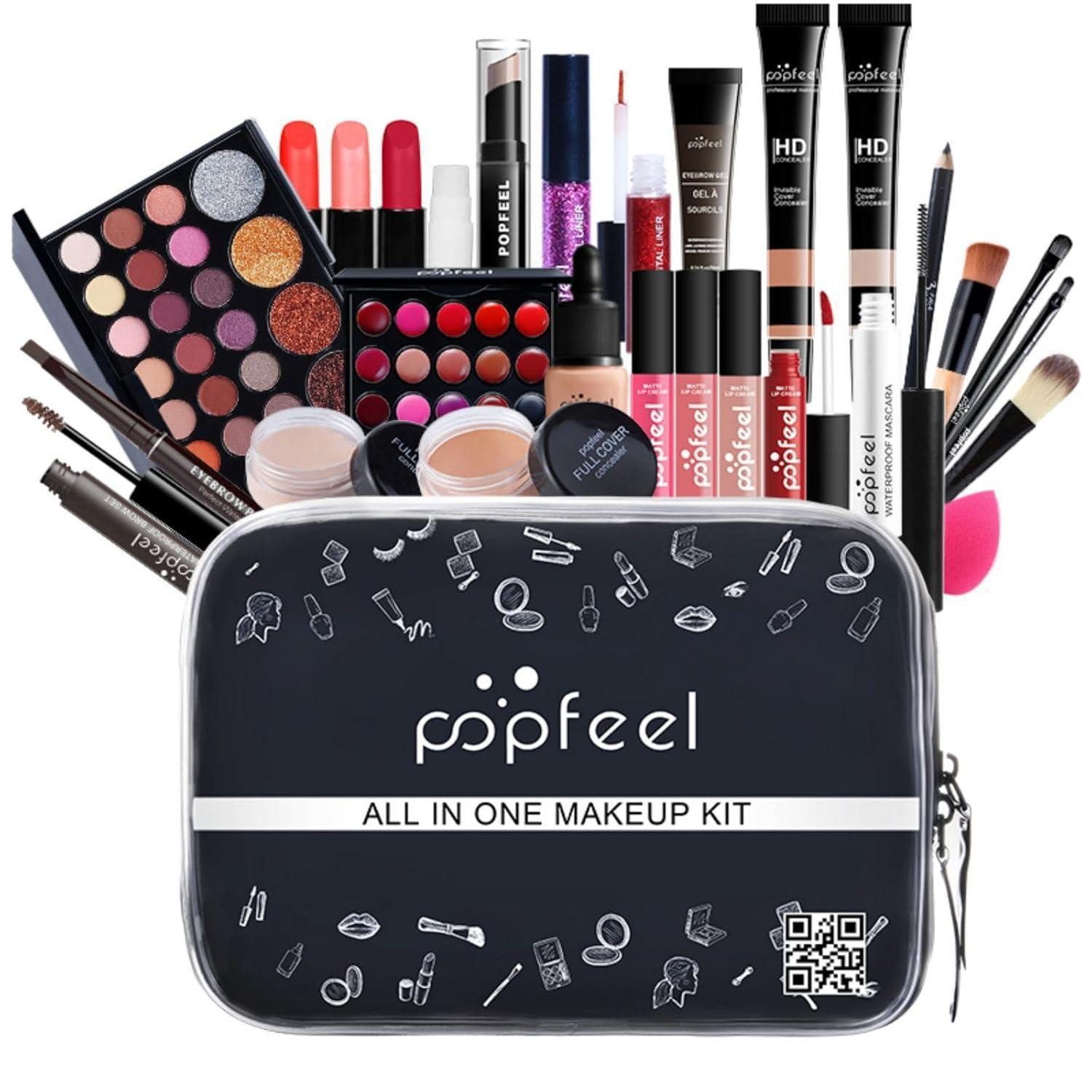 LuxusKollektion Schmink-Set Kosmetik Geschenkset Make-up Kit Schminkkoffer