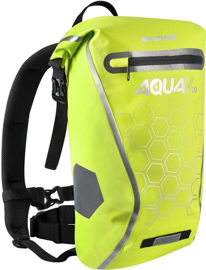 OXFORD Fahrradrucksack Aqua V20 Rucksack, Wasserdicht reflektierende wasserdichte