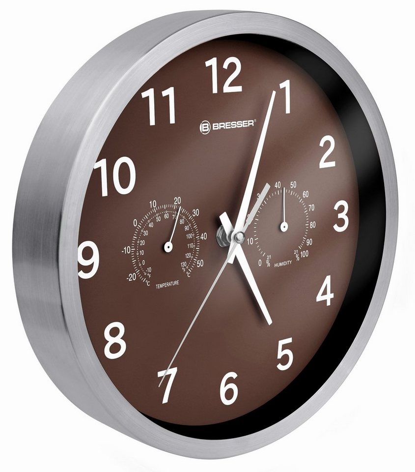 Best Of Große Wanduhr Für Sehbehinderte Bresser Wanduhr MyTime DCF Thermo Hygro Wanduhr 25cm