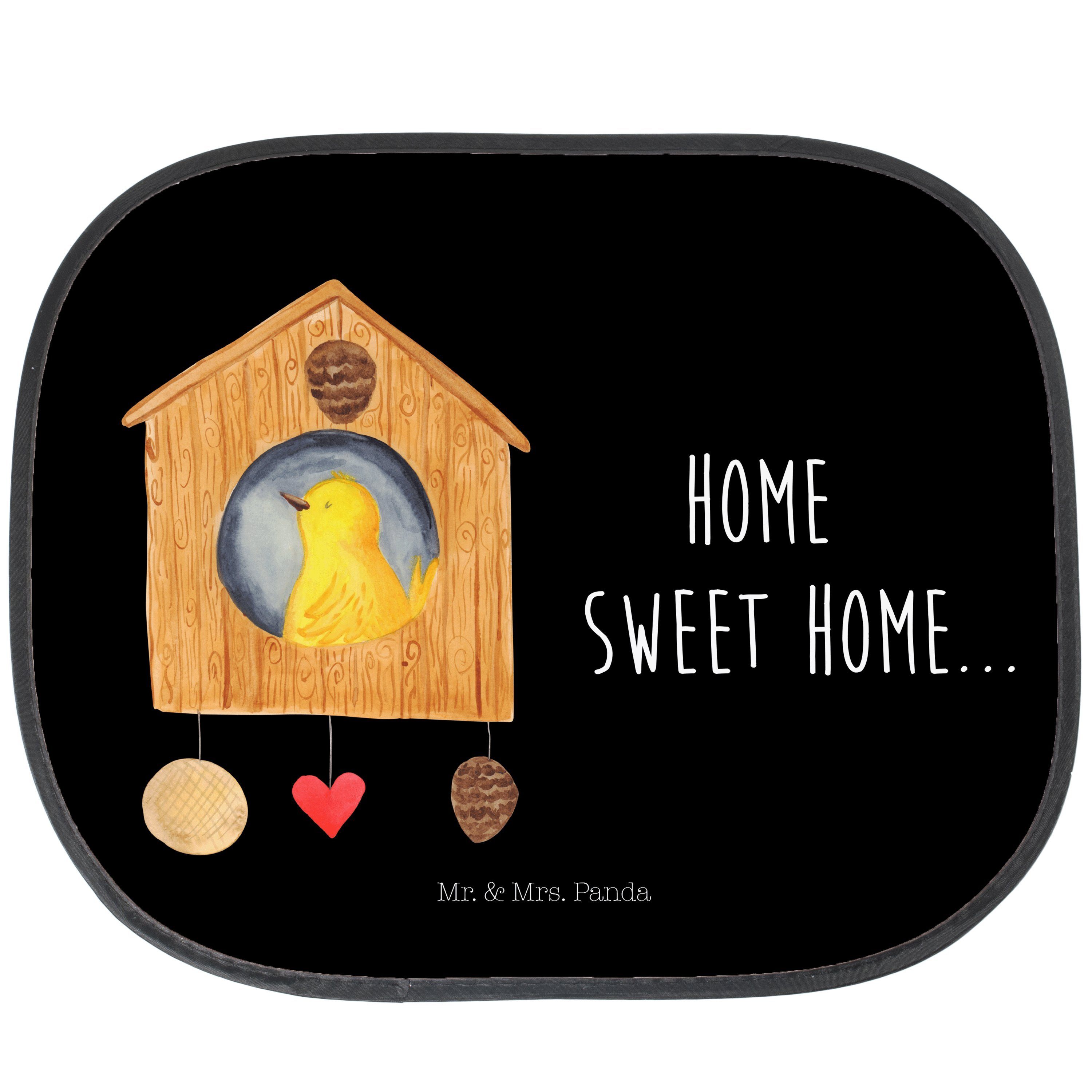 Sonnenschutz Vogelhaus sweet Home Schwarz Geschenk, lustige Sprüche