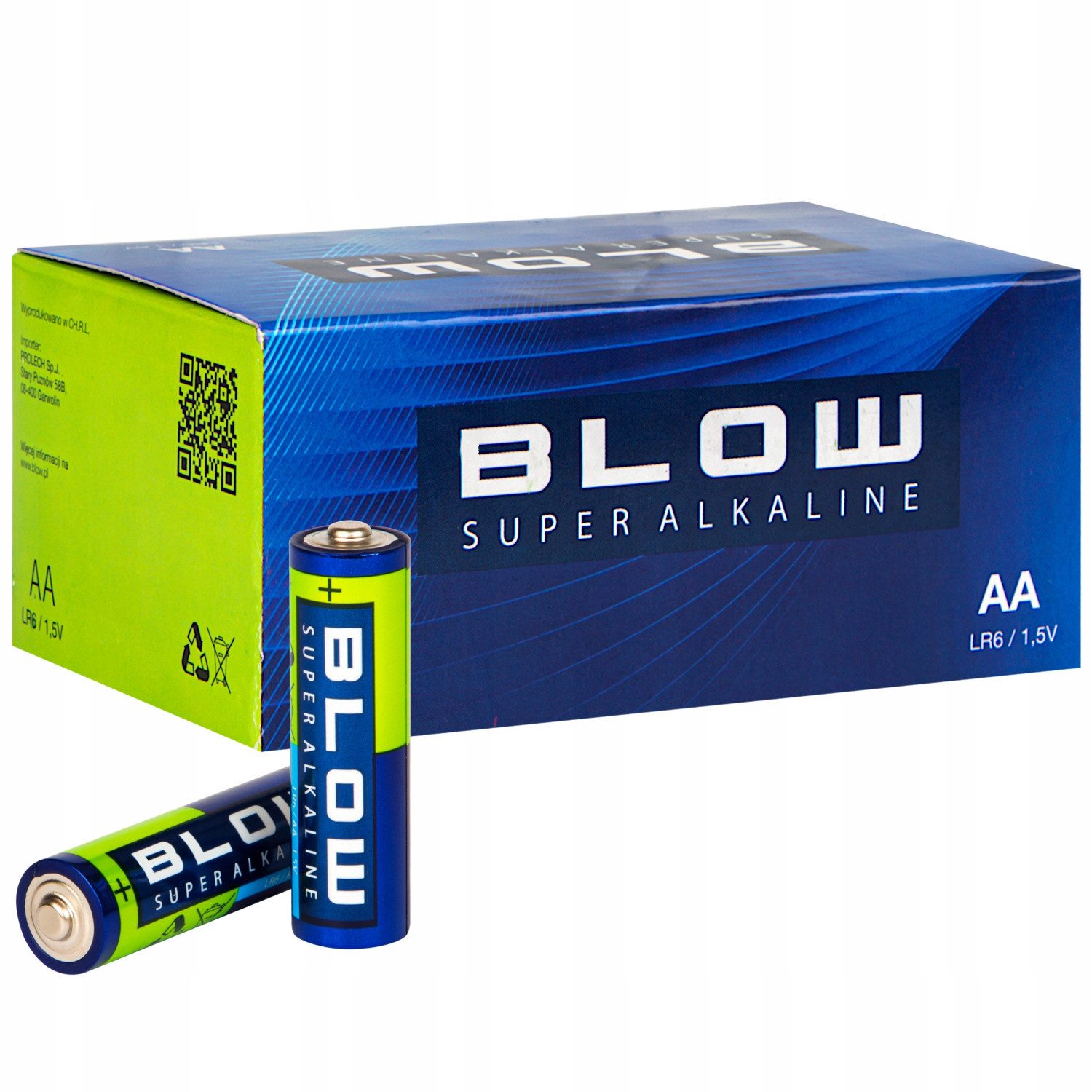 BLOW 40x Alkalibatterie AA LR6 Batterie, LR6, 40er-Pack