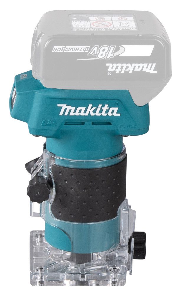 Makita Akku-Fräse Kantenfräser »DRT52Z« 6 mm, 30.000 min⁻¹, ohne Akku und Ladegerät, leichte bürstenlose Akku-Kantenfräse für Tischler und Hobbyhandwerker