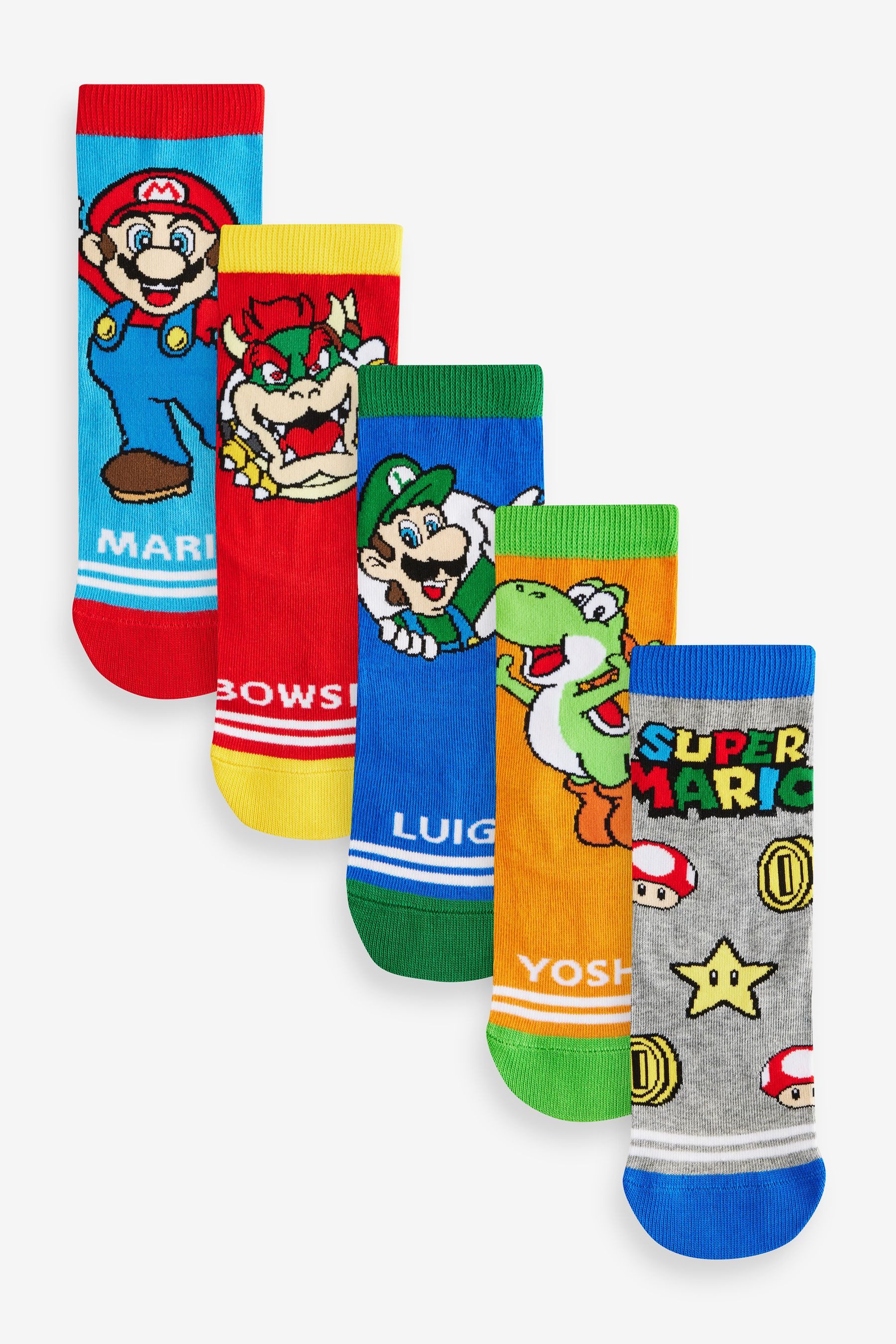 Next Kurzsocken Socken mit Motiv und Baumwolle, 5er-Pack (3-Paar)