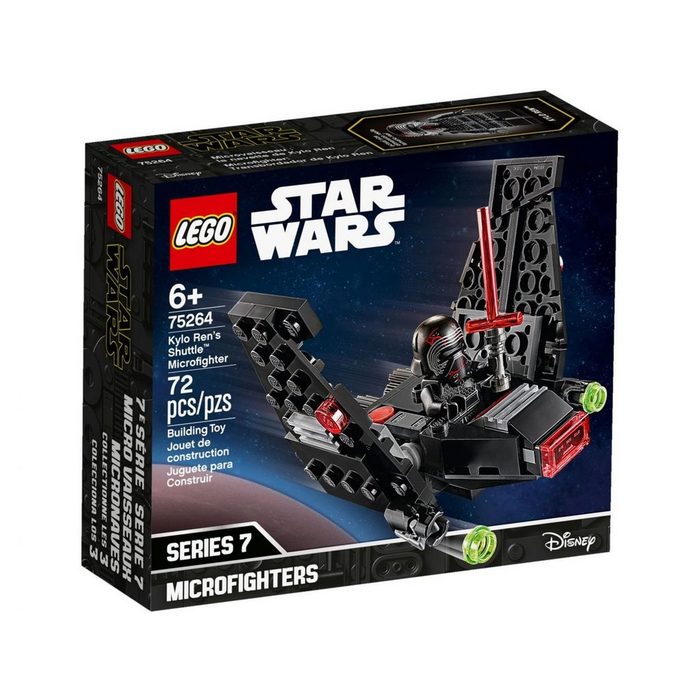 LEGO® Konstruktionsspielsteine LEGO® Star Wars™ - Kylo Rens Shuttle™ Microfighter (Set 72 St)