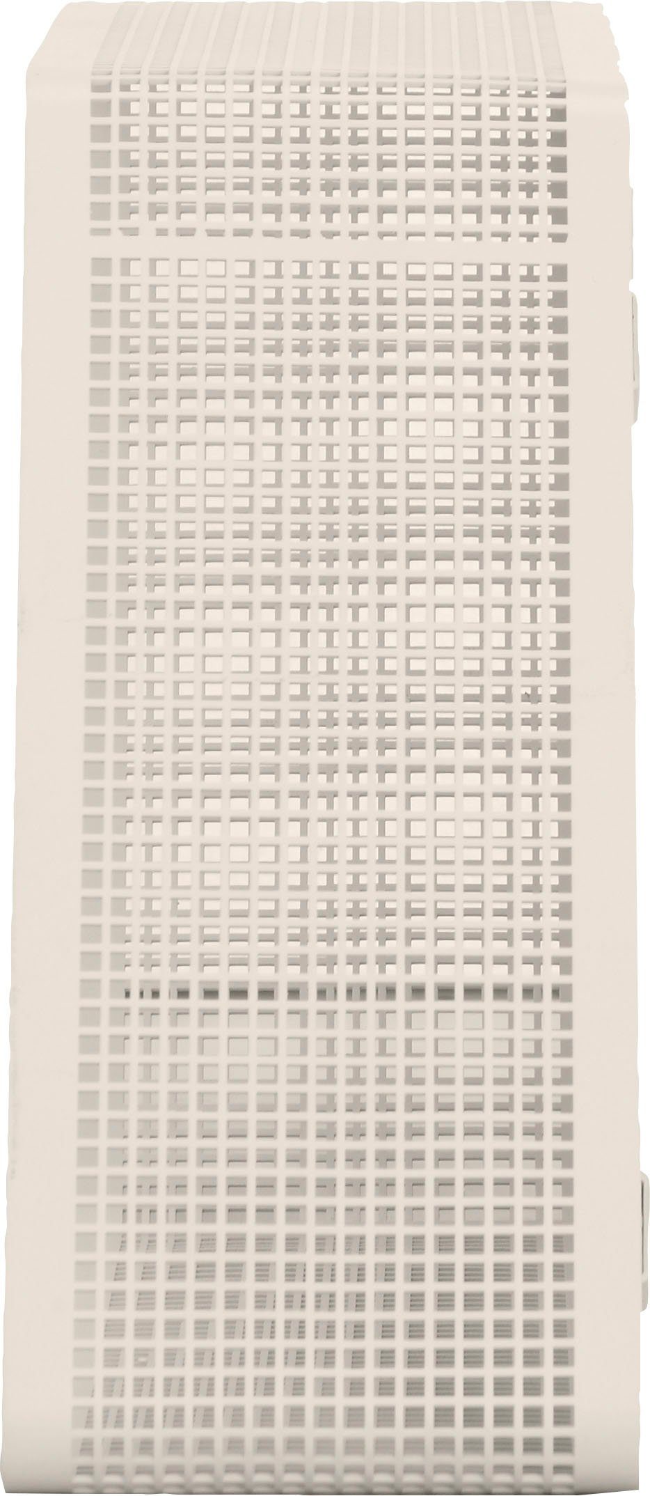 andas Regal Crossby, mit Netzmuster, Breite ca. 56,8 cm, Design by Morten Georgsen cremefarben | Regale