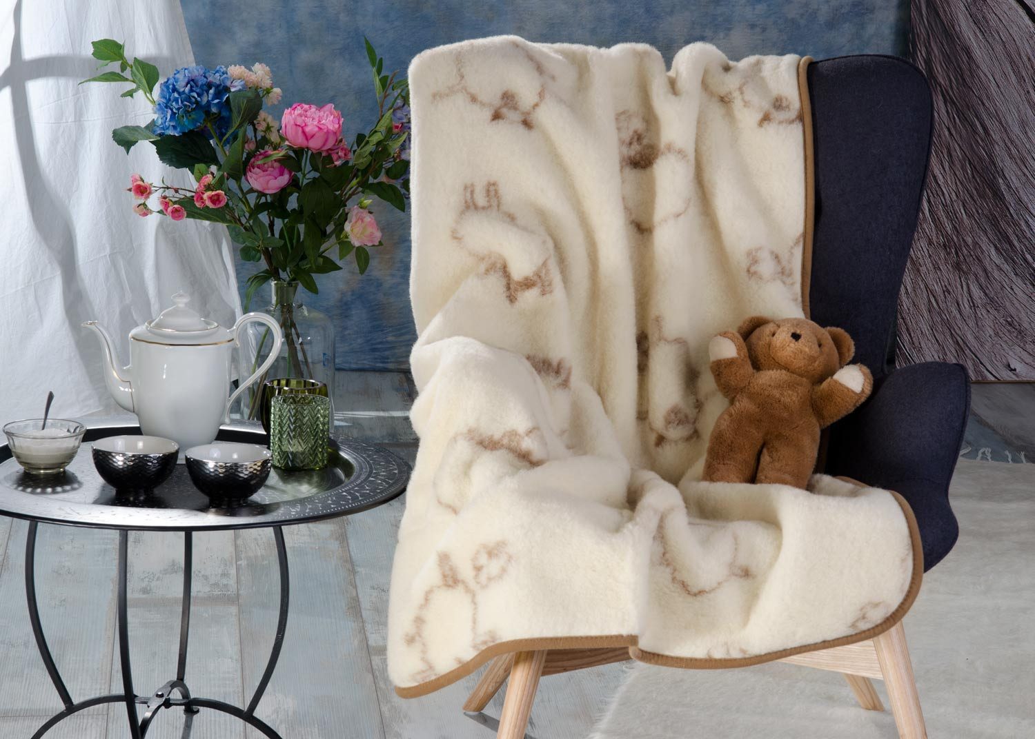 Wohnen und Accessoires GmbH & Co. KG Kinderbettdecke Wolldecke Lamm für Kin günstig online kaufen