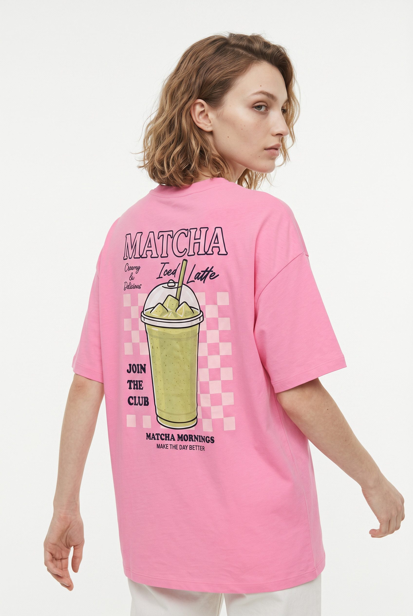 ONLY Kurzarmshirt ONLRITA S/S PRINTED TEE CS JRS Baumwolle, loose fit, Rundhals
