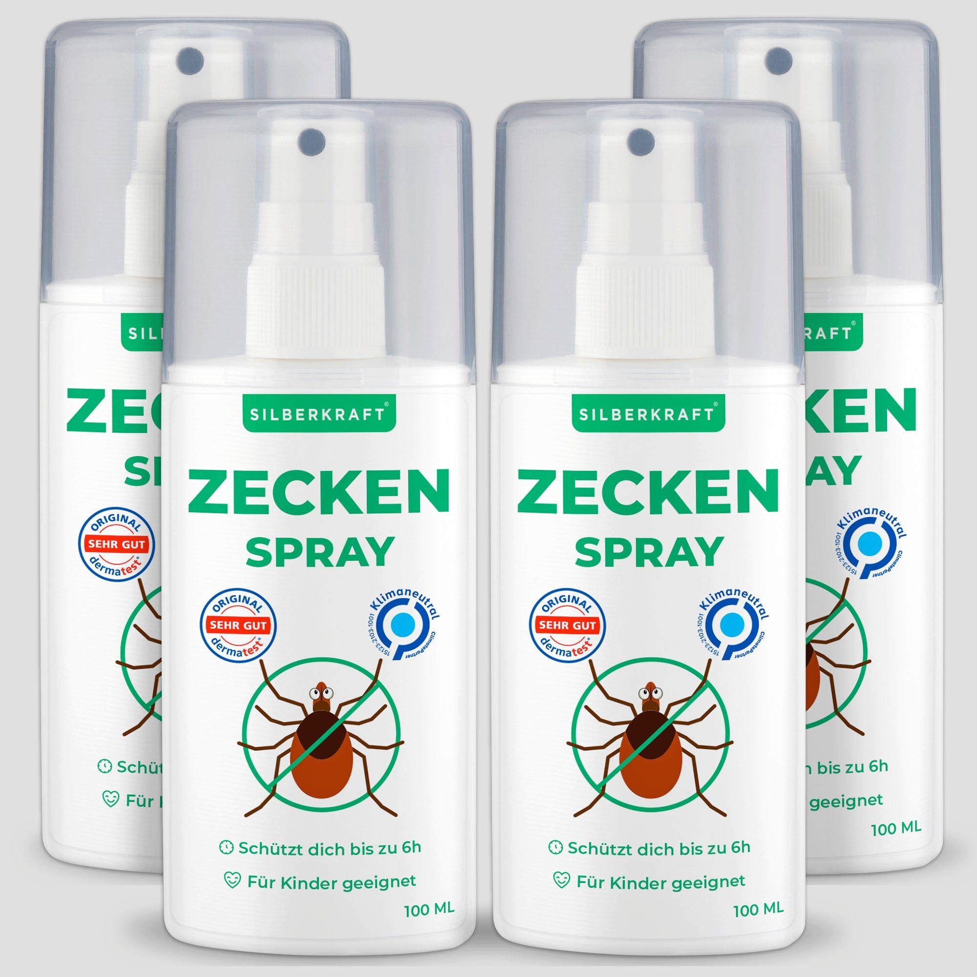 Zeckenspray Silberkraft Zeckenschutz 1-St. Spray, ml, Zecken 100 - Anti Insektenspray