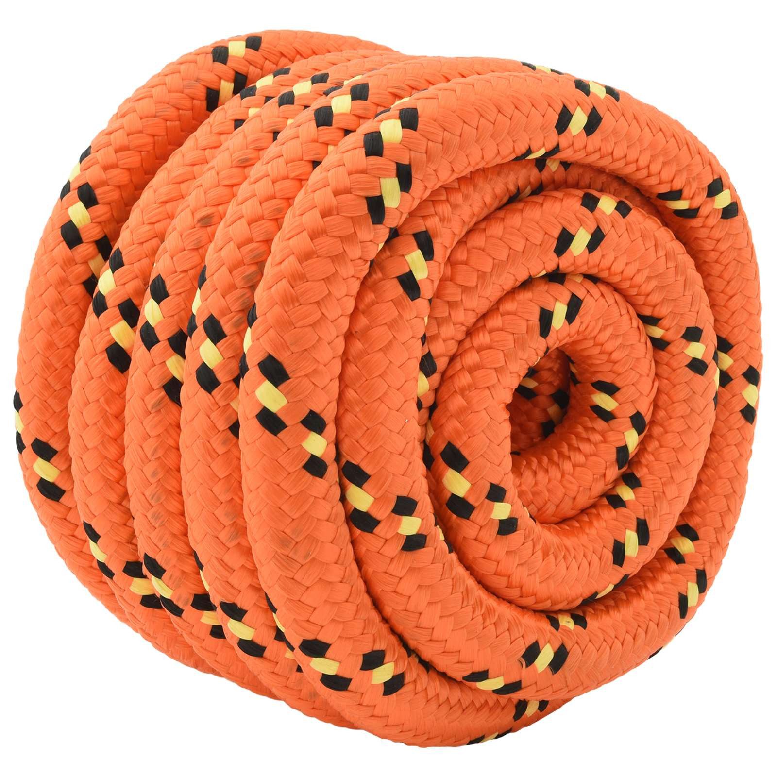 vidaXL Seil Bootsseil Orange PP (1-tlg)