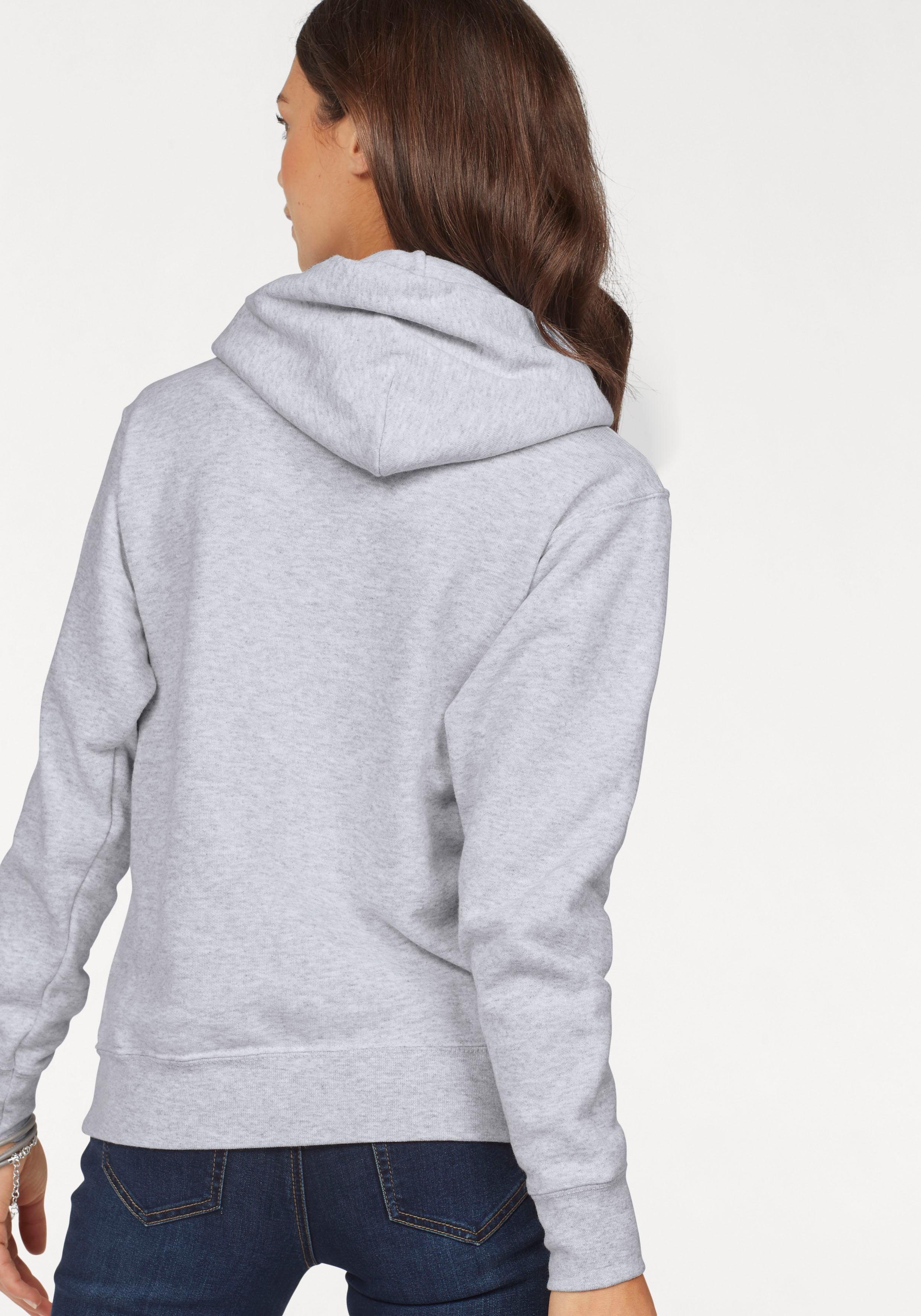 the Loom Sweatshirt grau-meliert Fruit hooded of Classic Sweat Lady-Fit