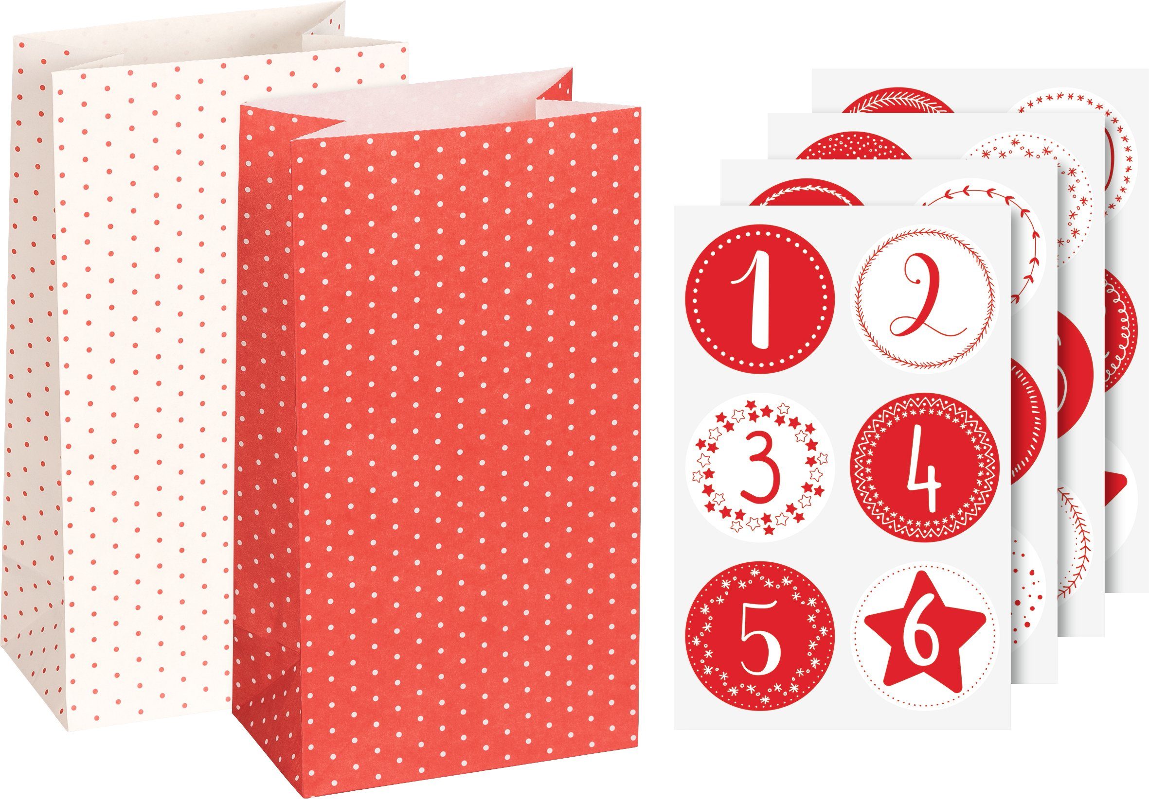 Heyda Adventskalender Pünktchen, 48 Teile