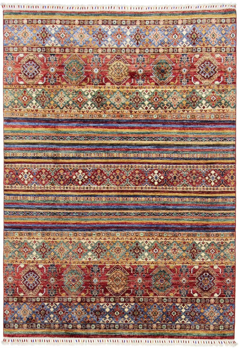 Orientteppich Arijana Shaal 177x242 Handgeknüpfter Orientteppich, Nain Trading, rechteckig, Höhe: 5 mm