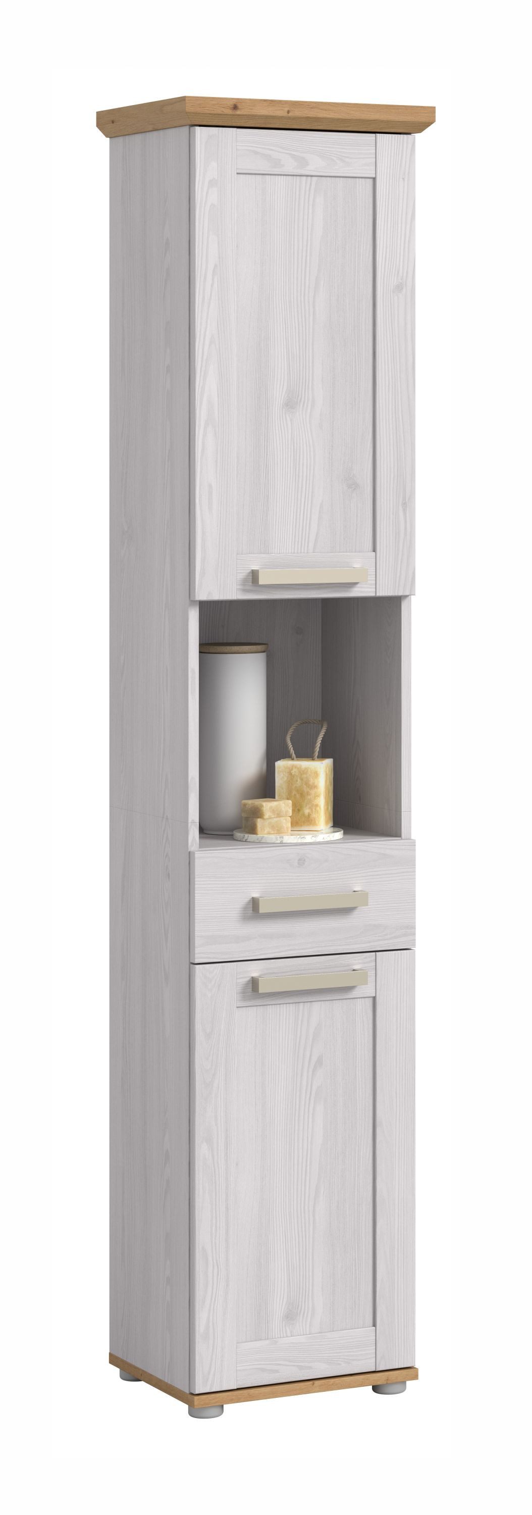 xonox.home Hochschrank Verona in Sibiu Lärche Nachbildung B/H/T: 39x187x34 cm