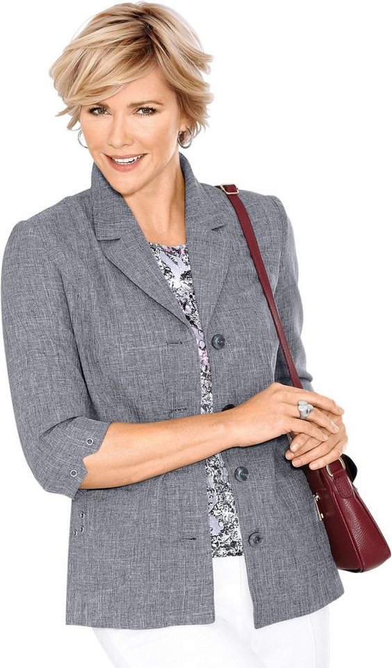Classic Blusenblazer mit formenden Wiener Nähten Classic Blusenblazer mit formenden Wiener Nähten