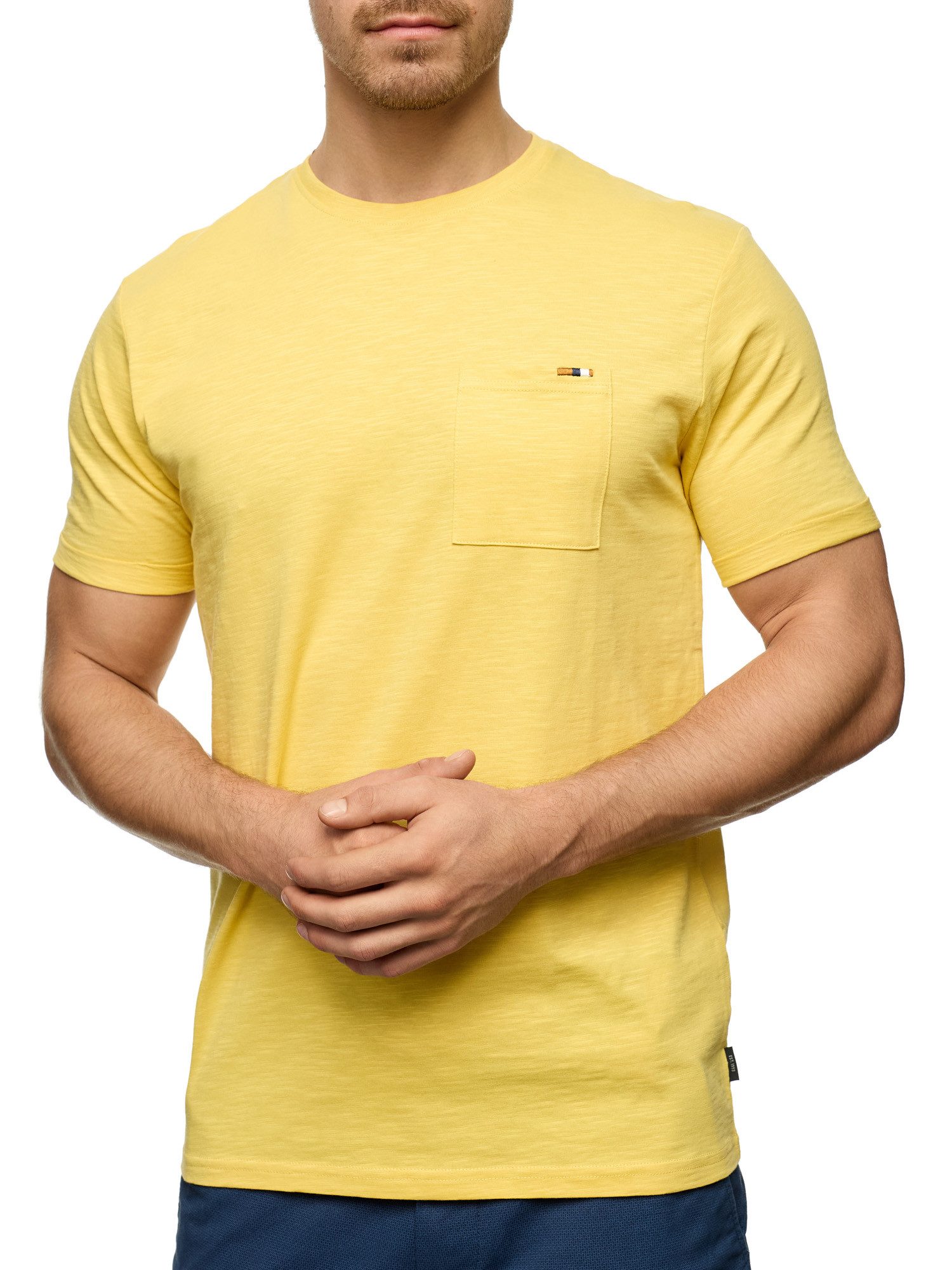 INDICODE Rundhalsshirt INAndorra Baumwolle, regular fit
