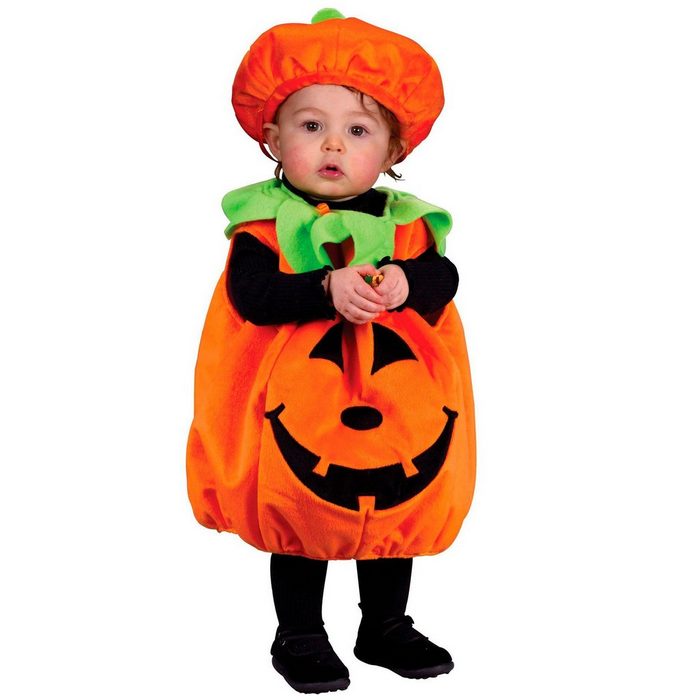 Fun World Kostüm Halloweenkürbis Kostüm für Babys Dieses Kürbiskind wird bei Trick or Treat bestimmt die meisten Süßigkeiten einheimsen!