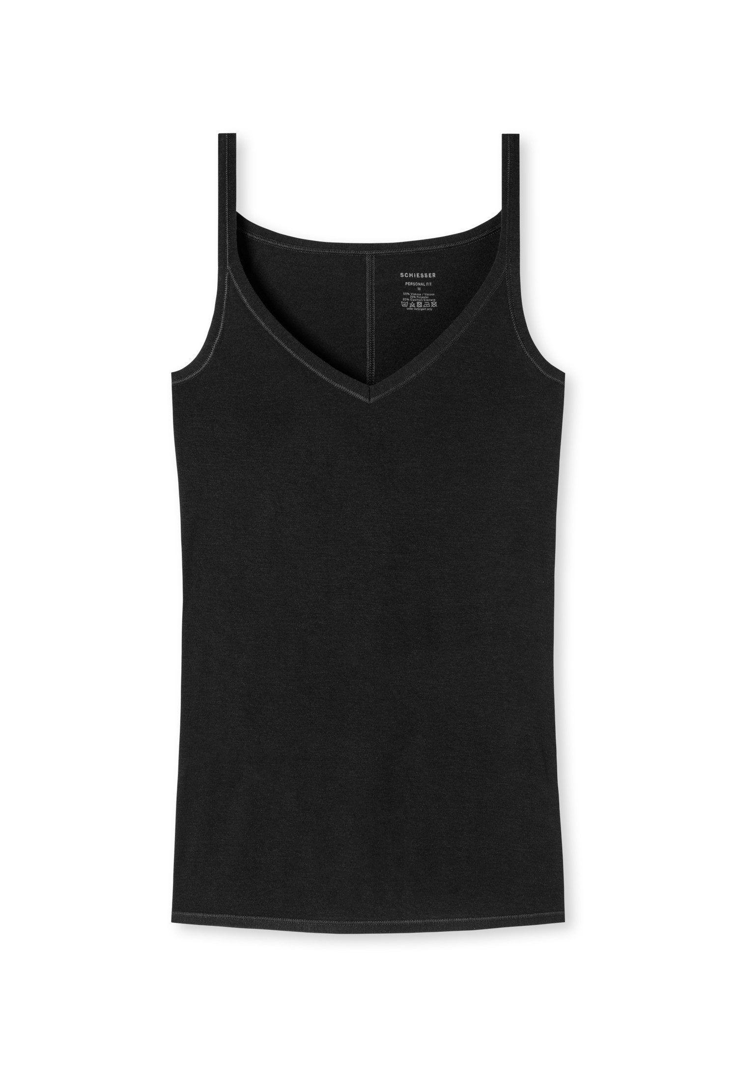 Schiesser Spaghettitop Personal Fit V-Ausschnitt, atmungsaktiv, günstig online kaufen