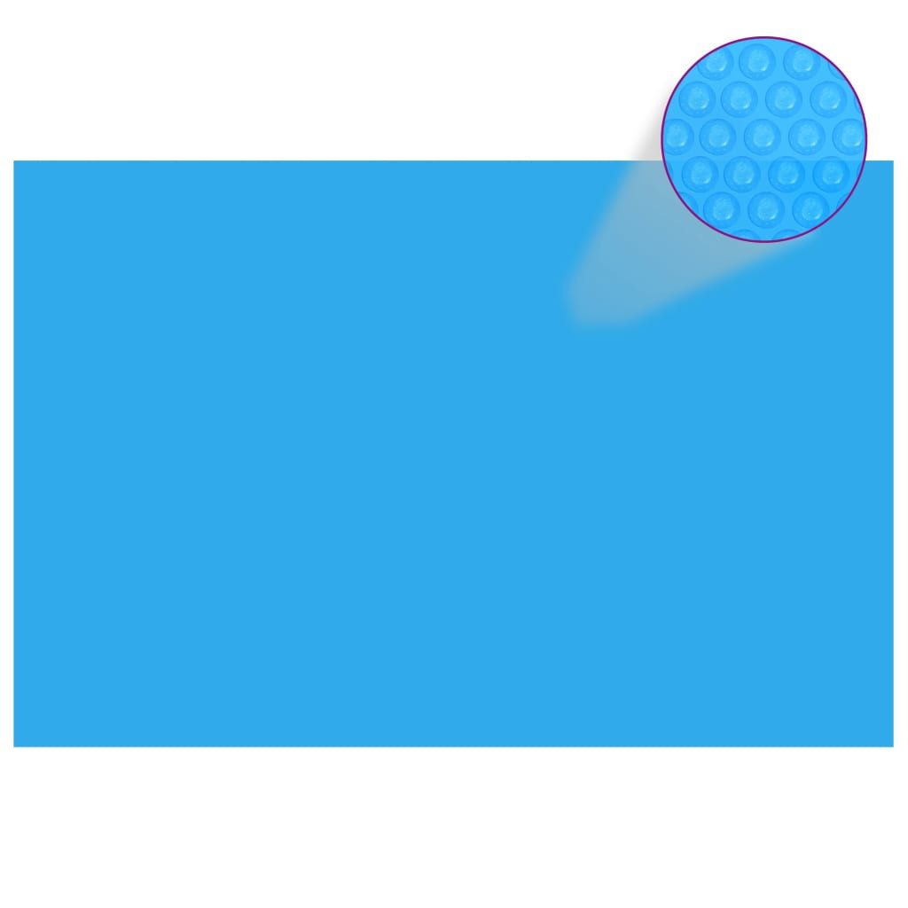 vidaXL Pool-Abdeckplane 300 x 200 cm Rechteckige Pool-Abdeckung Poolplane Abdeckplane PE Blau