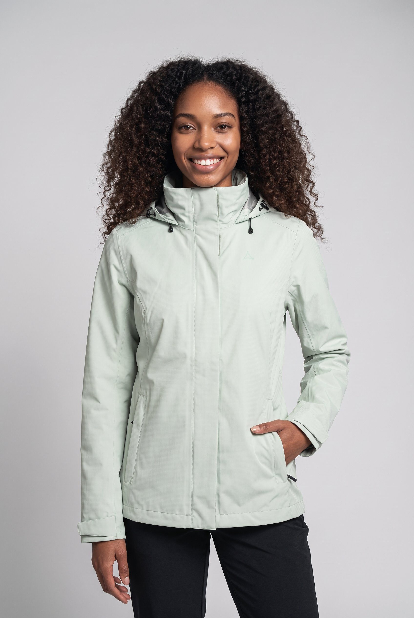Schöffel Regenjacke Jacket Gmund L sportlicher Stil, wasserdicht, winddicht, atmungsaktiv, Übergangsjacke – Bild 4 von 5