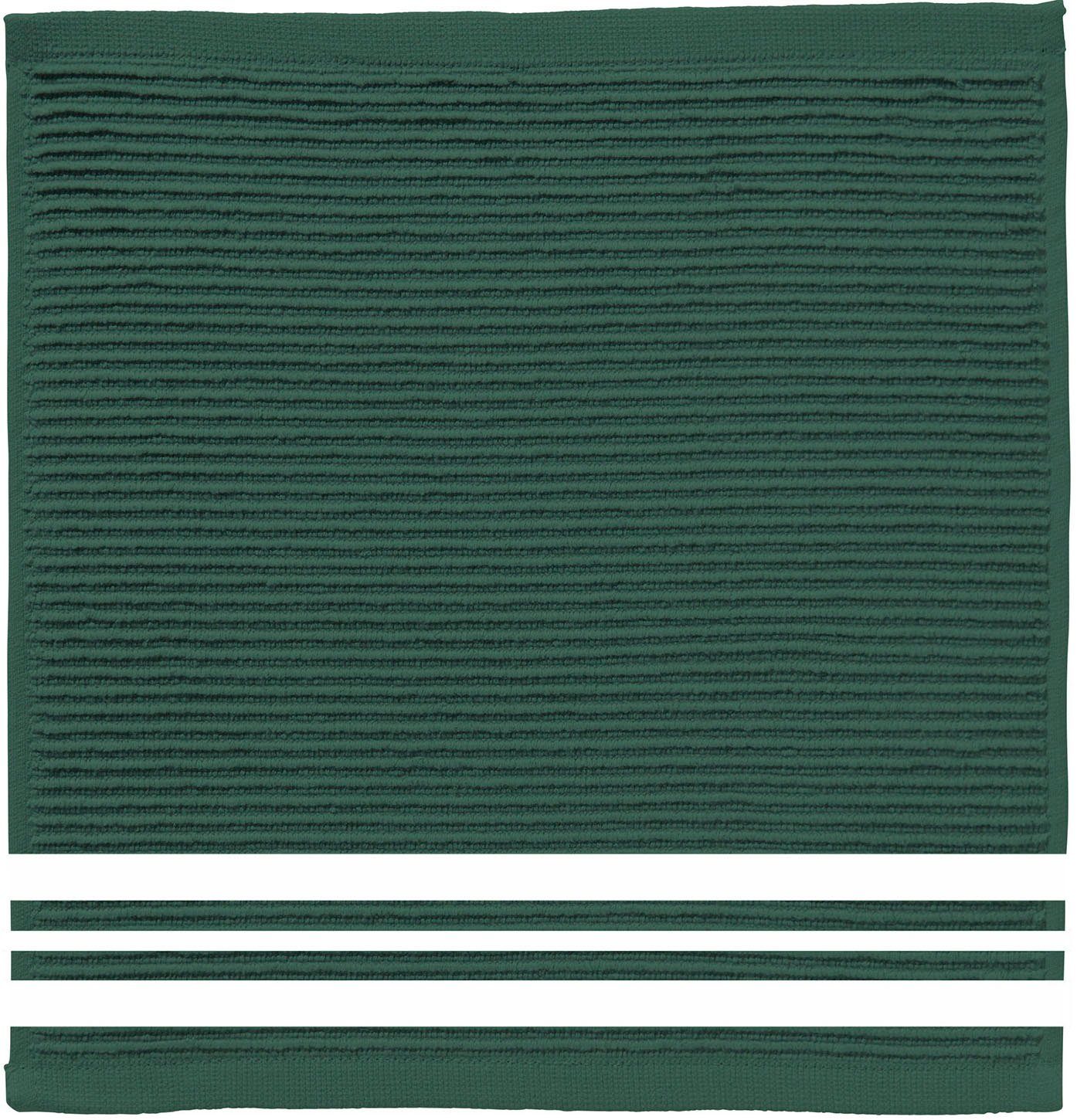 DDDDD Spültuch Provence, (Set, 4-tlg), aus reiner Baumwolle, 30x30 cm grün | Spültücher