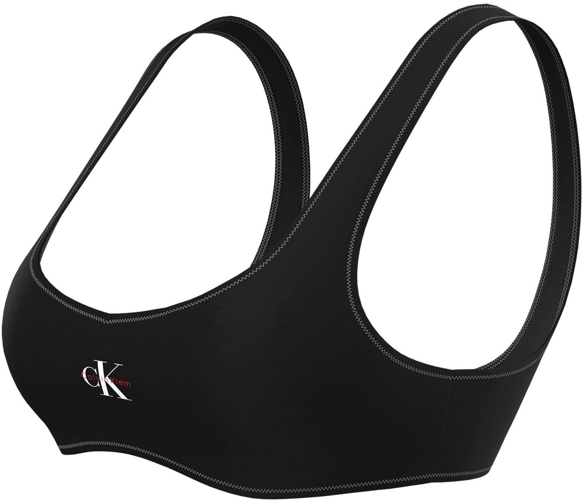 Calvin Klein Swimwear Bustier-Bikini-Top, Körpernahe Passform