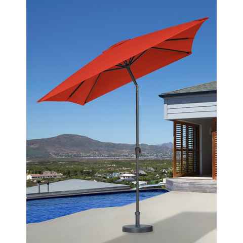 garten gut Sonnenschirm, LxB: 200x300 cm, abknickbar, ohne Schirmständer
