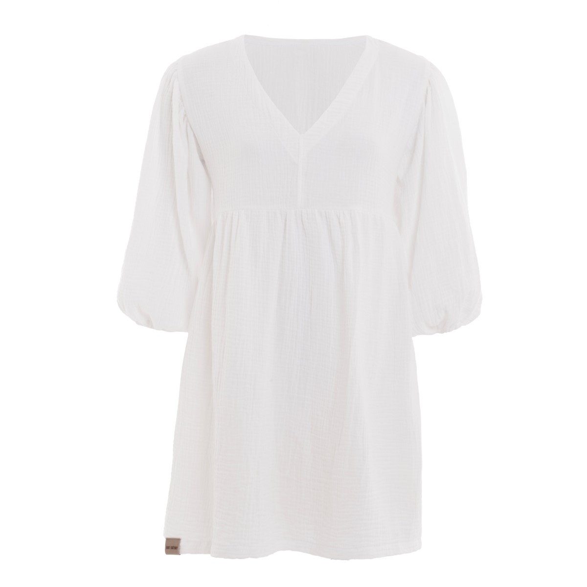 Knit Factory Strickkleid Drew Woolwhite 40 42 Weiß 40/42 (Spar-Set, 1-tlg., 1 x Drew Kleid Woolwhite - 40/42) Modell Drew, für Frühjahr, Sommer