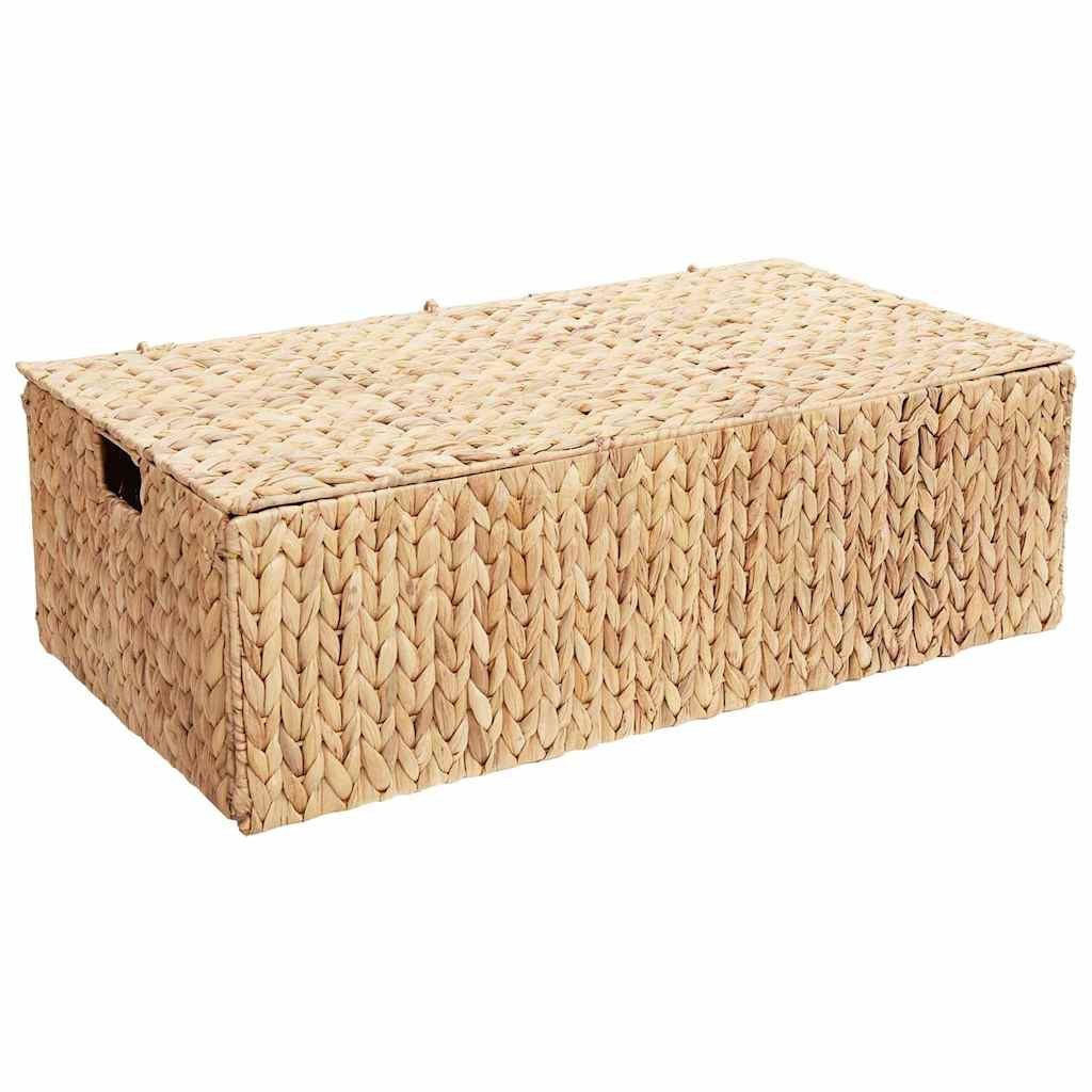 vidaXL Aufbewahrungsbox Aufbewahrungsbox Natur 60 x 38 x 20 cm Wasserhyazinthe (1 St)