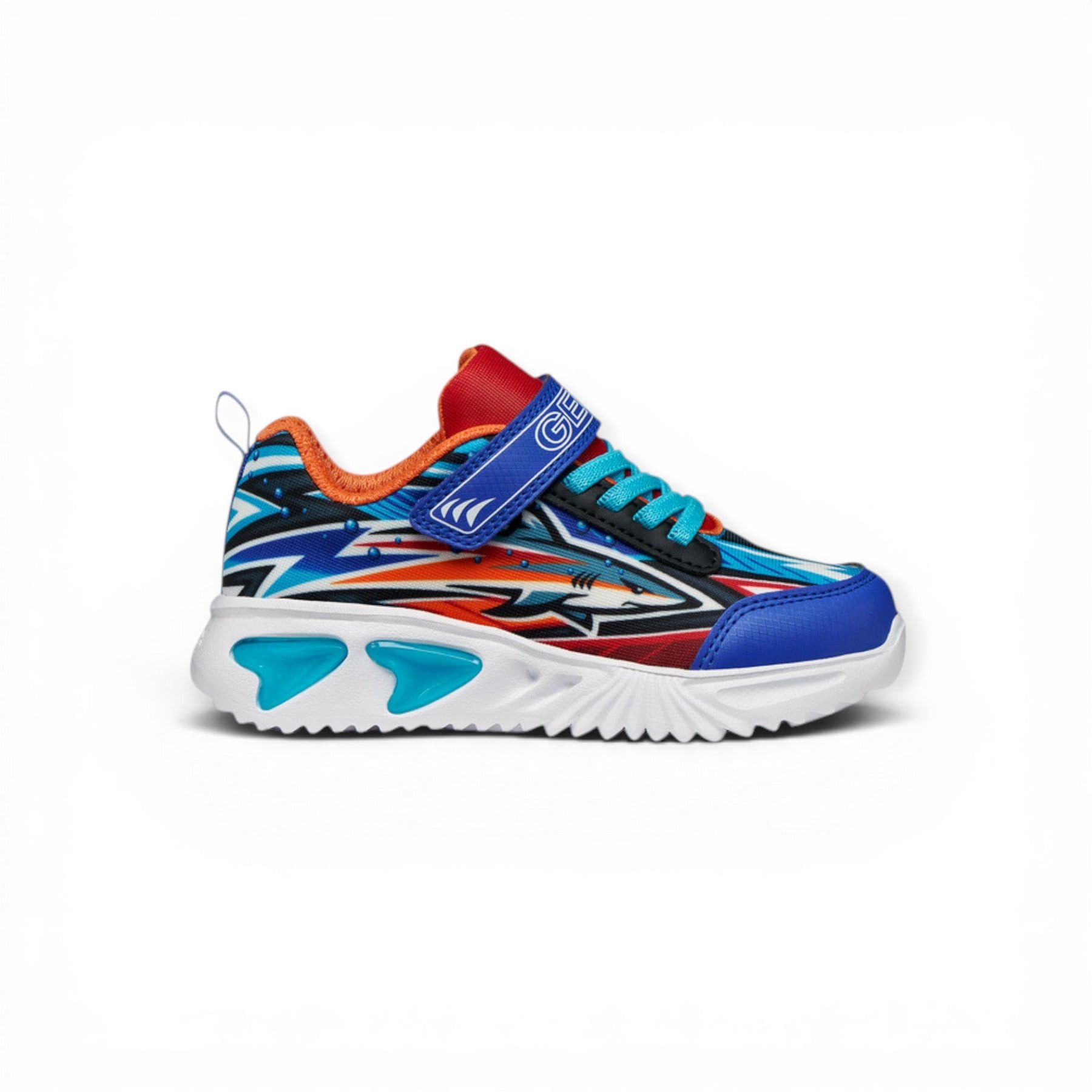 Geox Assister blau/bunt Kleinkinder Jungen Sneaker